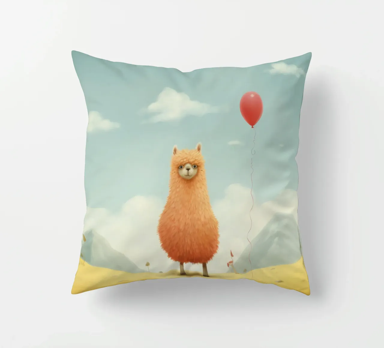 Alpaca minimale 1 cuscino da Minimal Animal Art