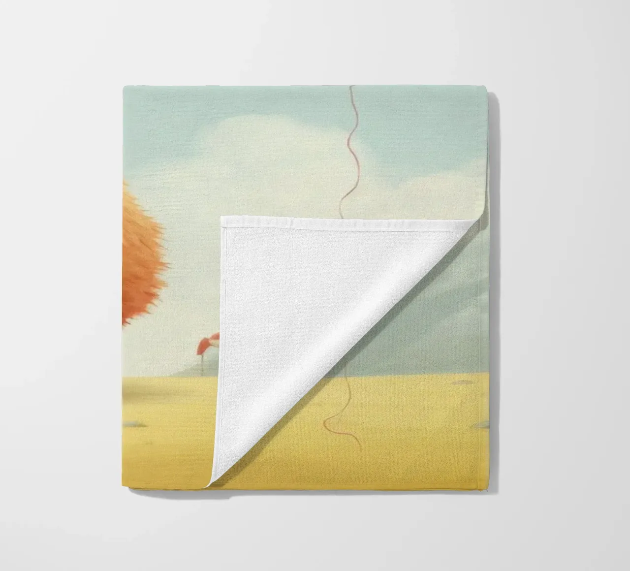 Alpaca minimo telo mare da Minimal Animal Art