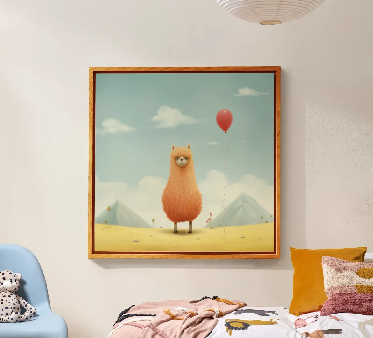 Alpaca minimale 1 plexiglass da Minimal Animal Art