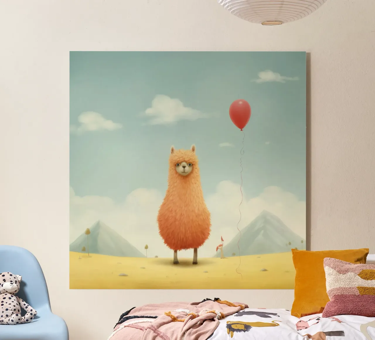 Alpaca minimale 1 plexiglass da Minimal Animal Art