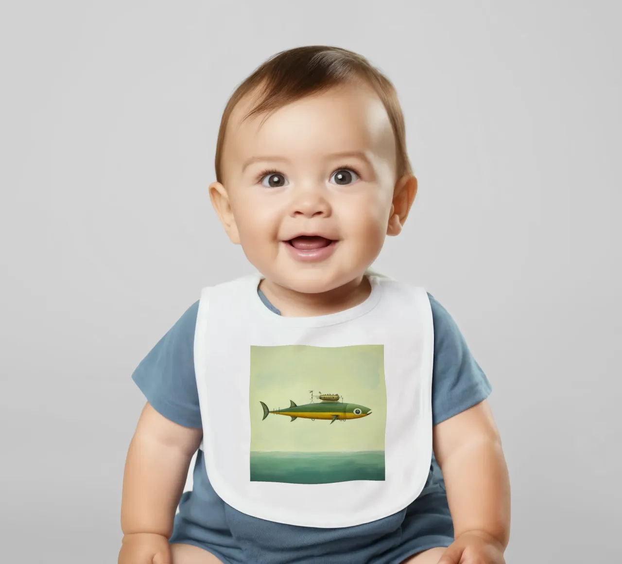 Acciuga minima 2 bavaglino da Minimal Animal Art