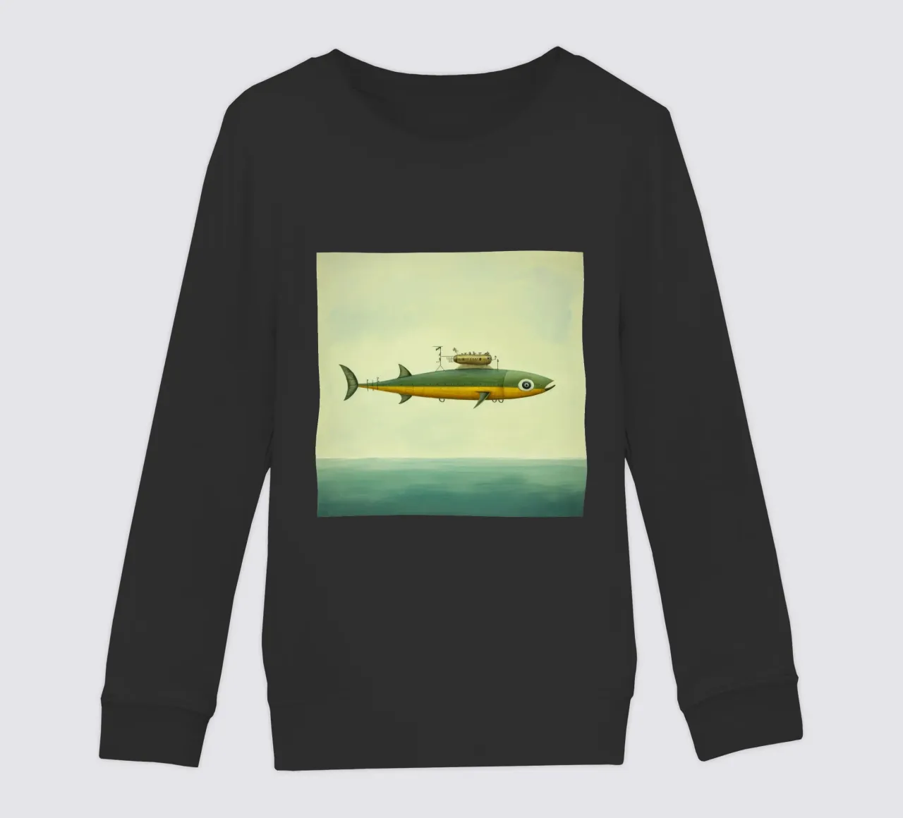 Acciuga minima 2 felpa bambino da Minimal Animal Art