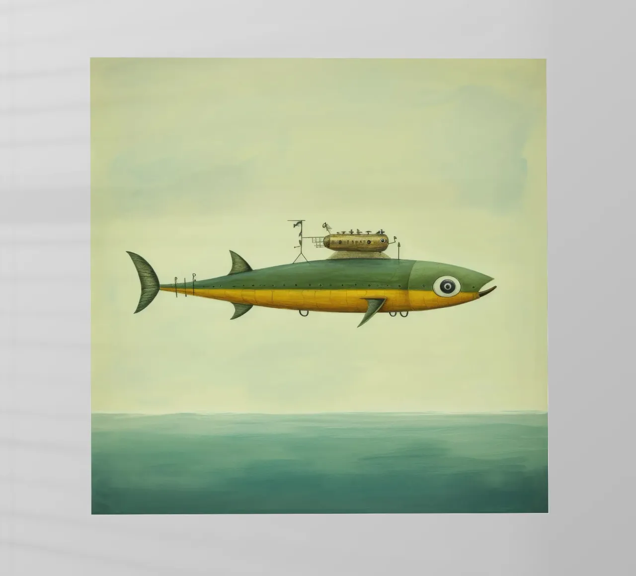 Acciuga minima 2 pellicola backlit da Minimal Animal Art