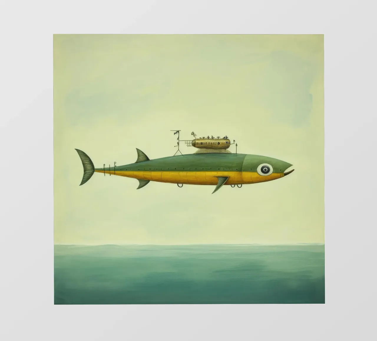 Acciuga minima 2 telo in pvc da Minimal Animal Art