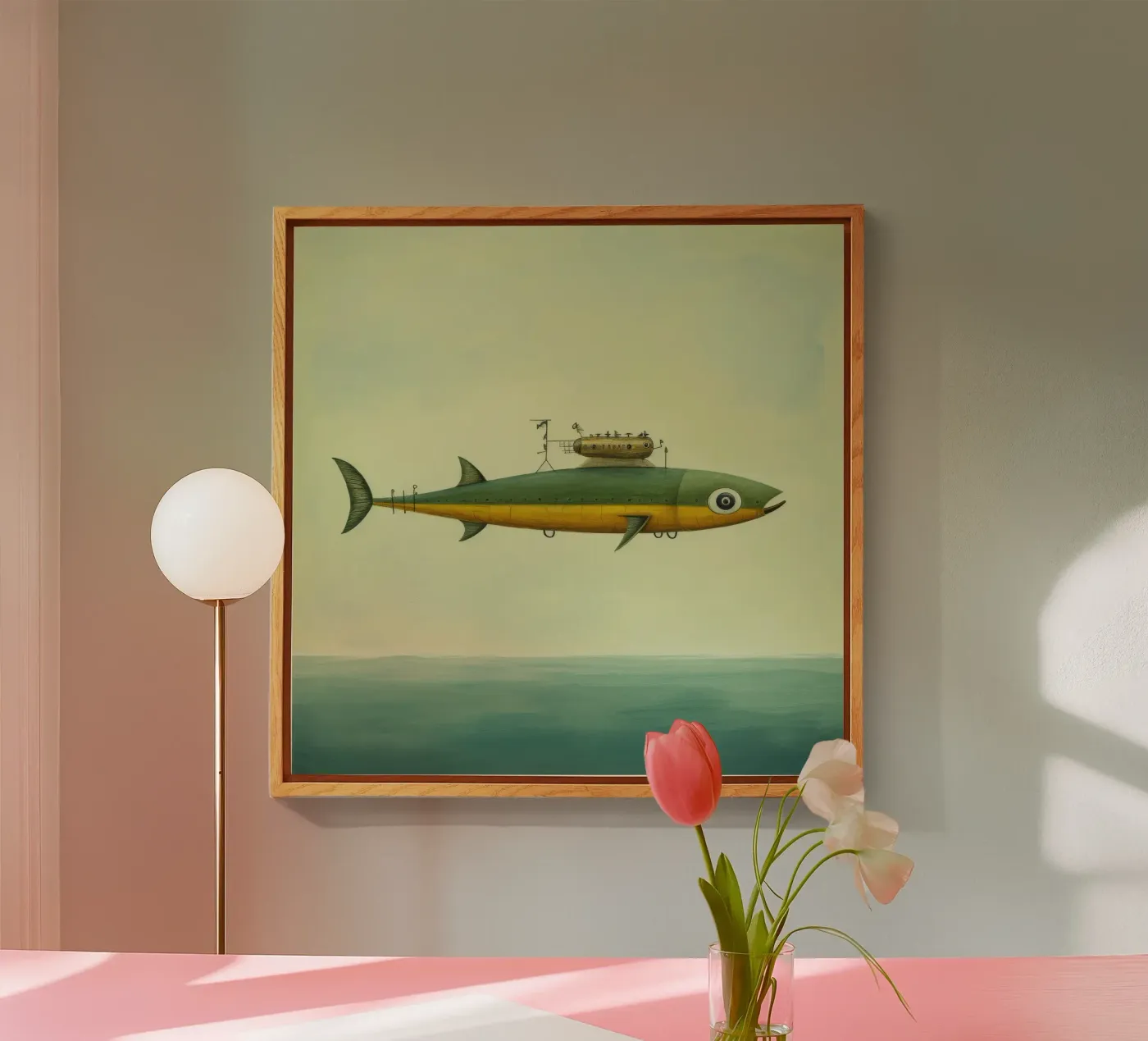 Minimal Anchovy plexiglas de Minimal Animal Art