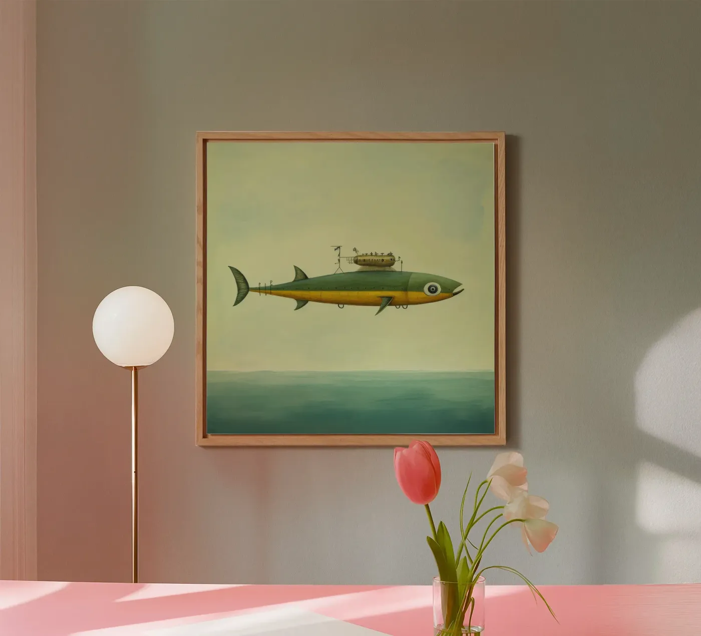 Minimal Anchovy pannello forex da Minimal Animal Art