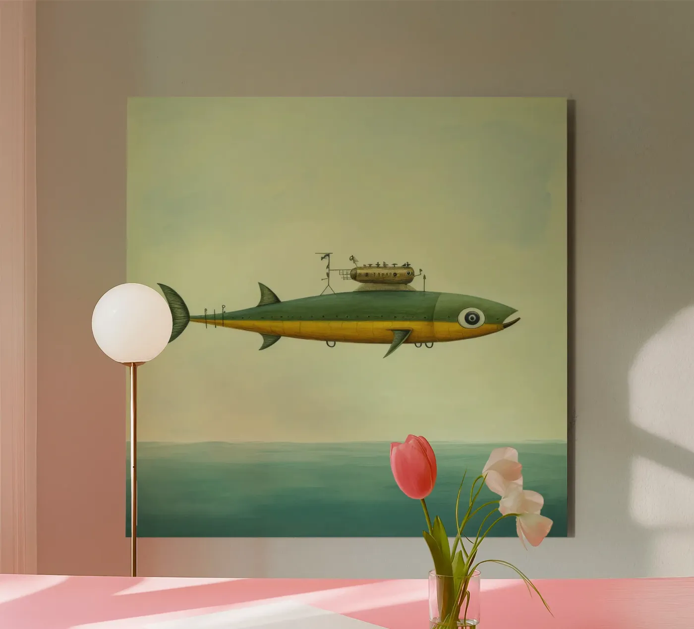 Minimal Anchovy pannello forex da Minimal Animal Art