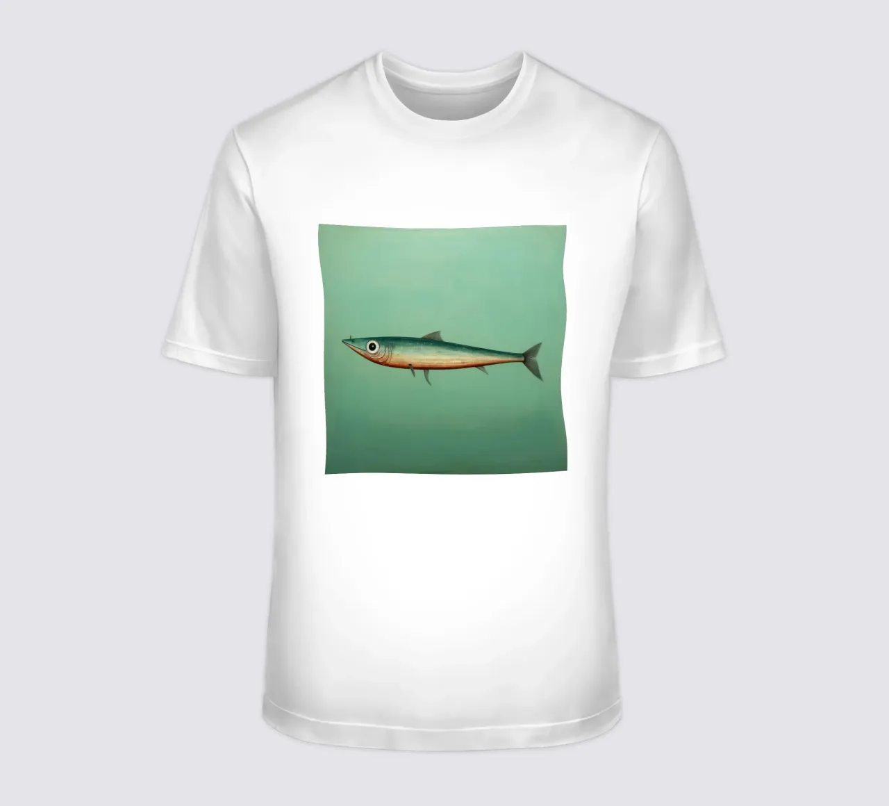 Acciuga minima 3 t-shirt da Minimal Animal Art