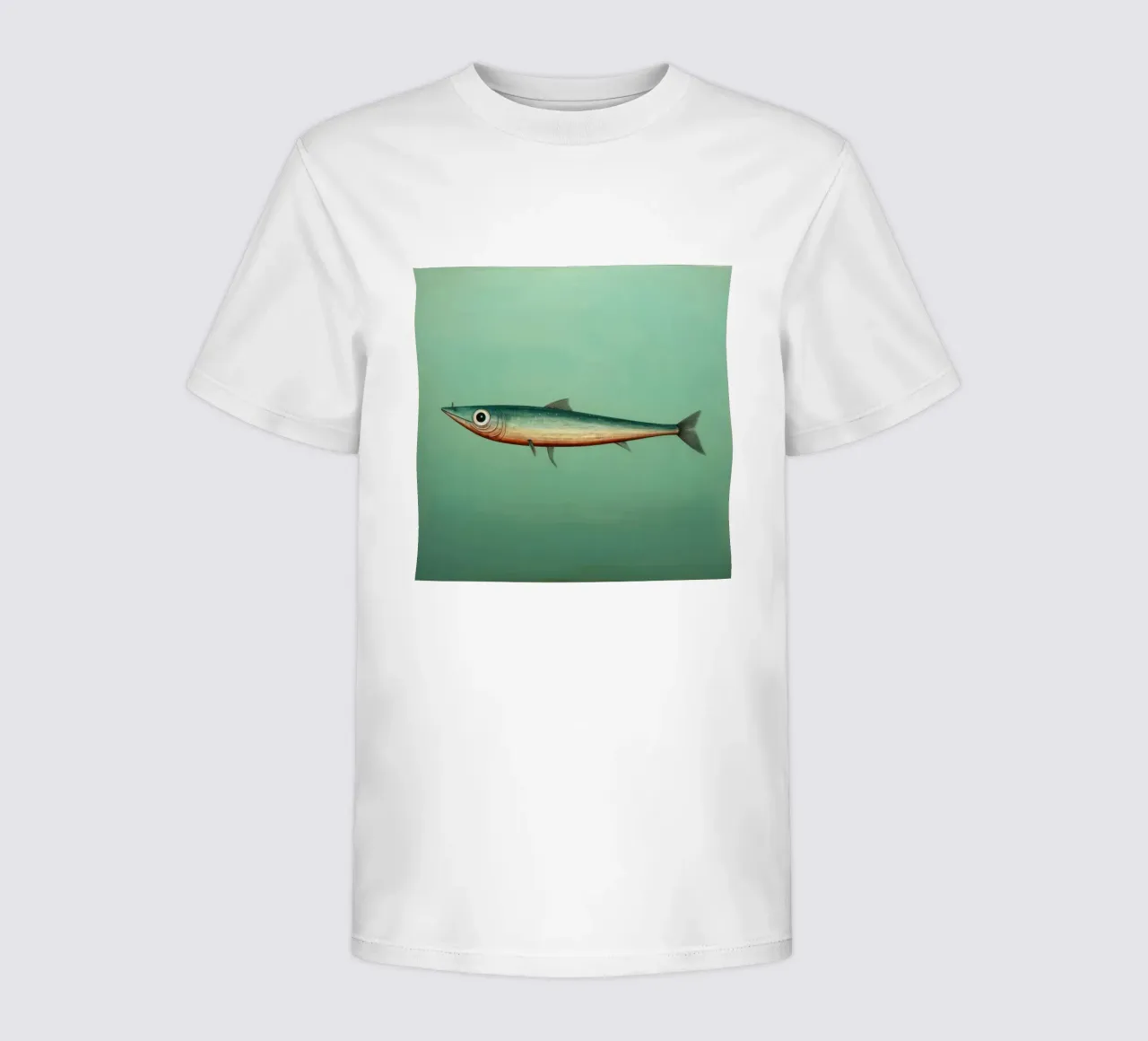 Minimal Anchovy t-shirt bambini da Minimal Animal Art