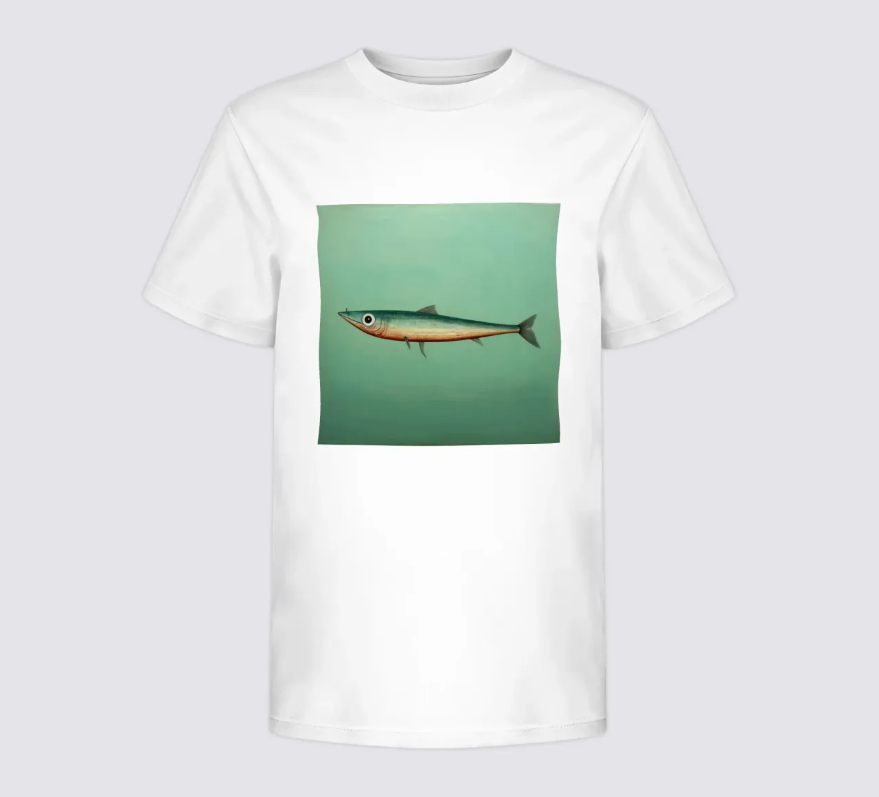 Minimal Anchovy t-shirt bambini da Minimal Animal Art