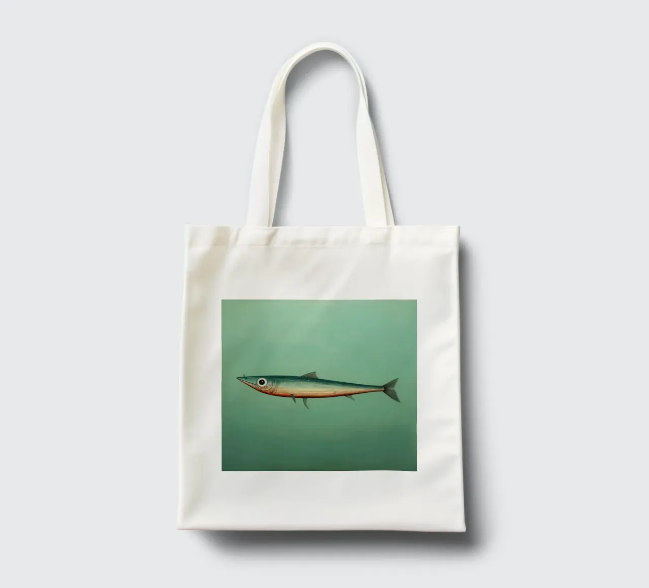 Acciuga minima 3 borsa in juta da Minimal Animal Art