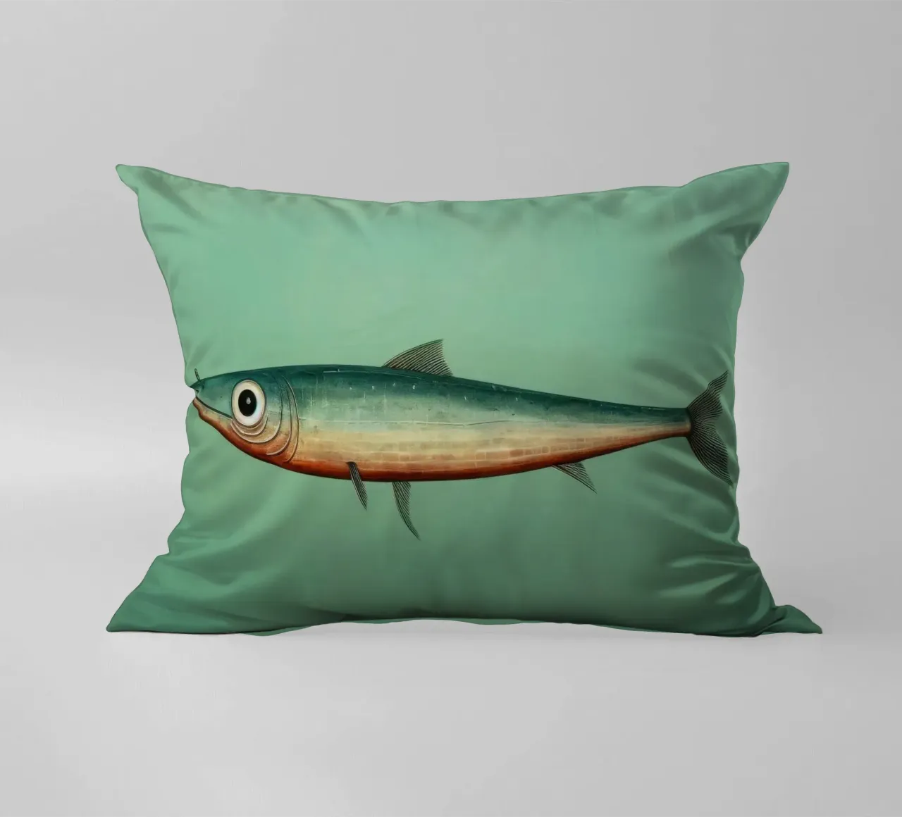 Acciuga minima 3 cuscino da Minimal Animal Art