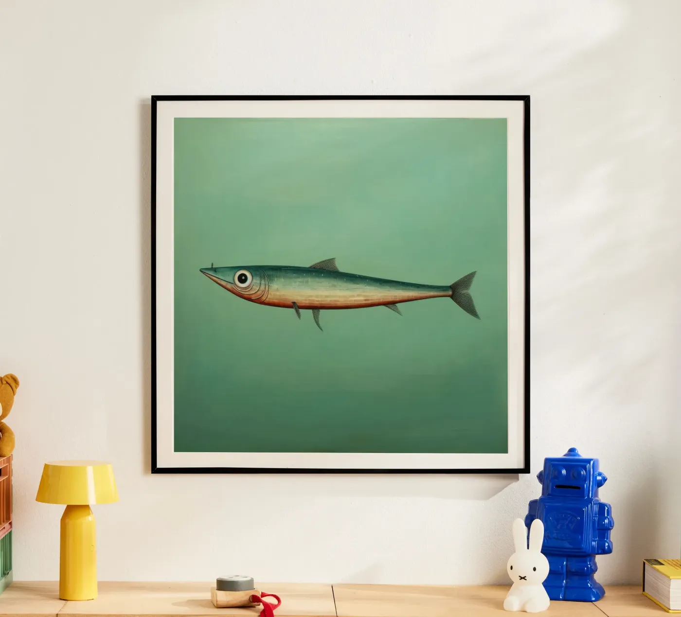 Minimal Anchovy poster de Minimal Animal Art