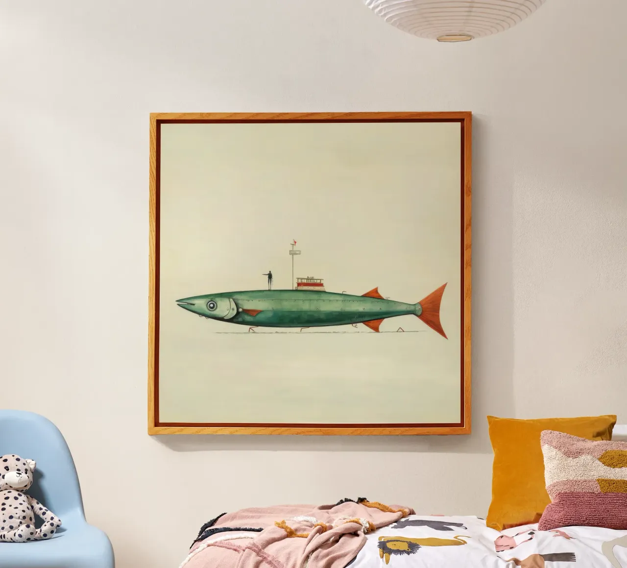 Minimal Anchovy 4 plexiglass da Minimal Animal Art