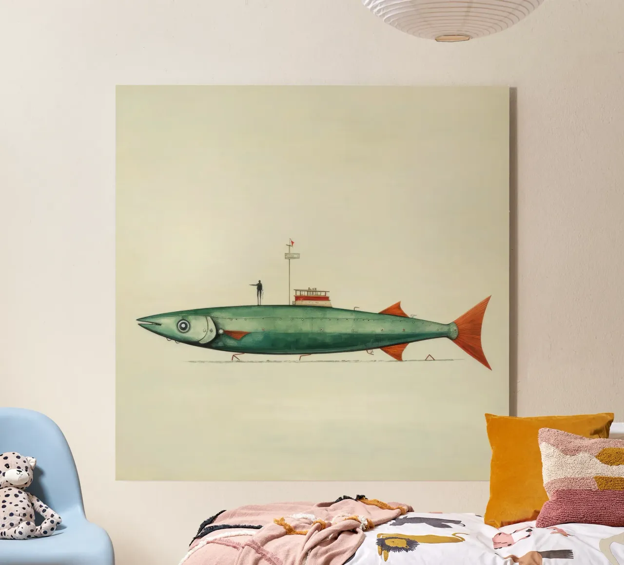 Minimal Anchovy 4 plexiglass da Minimal Animal Art