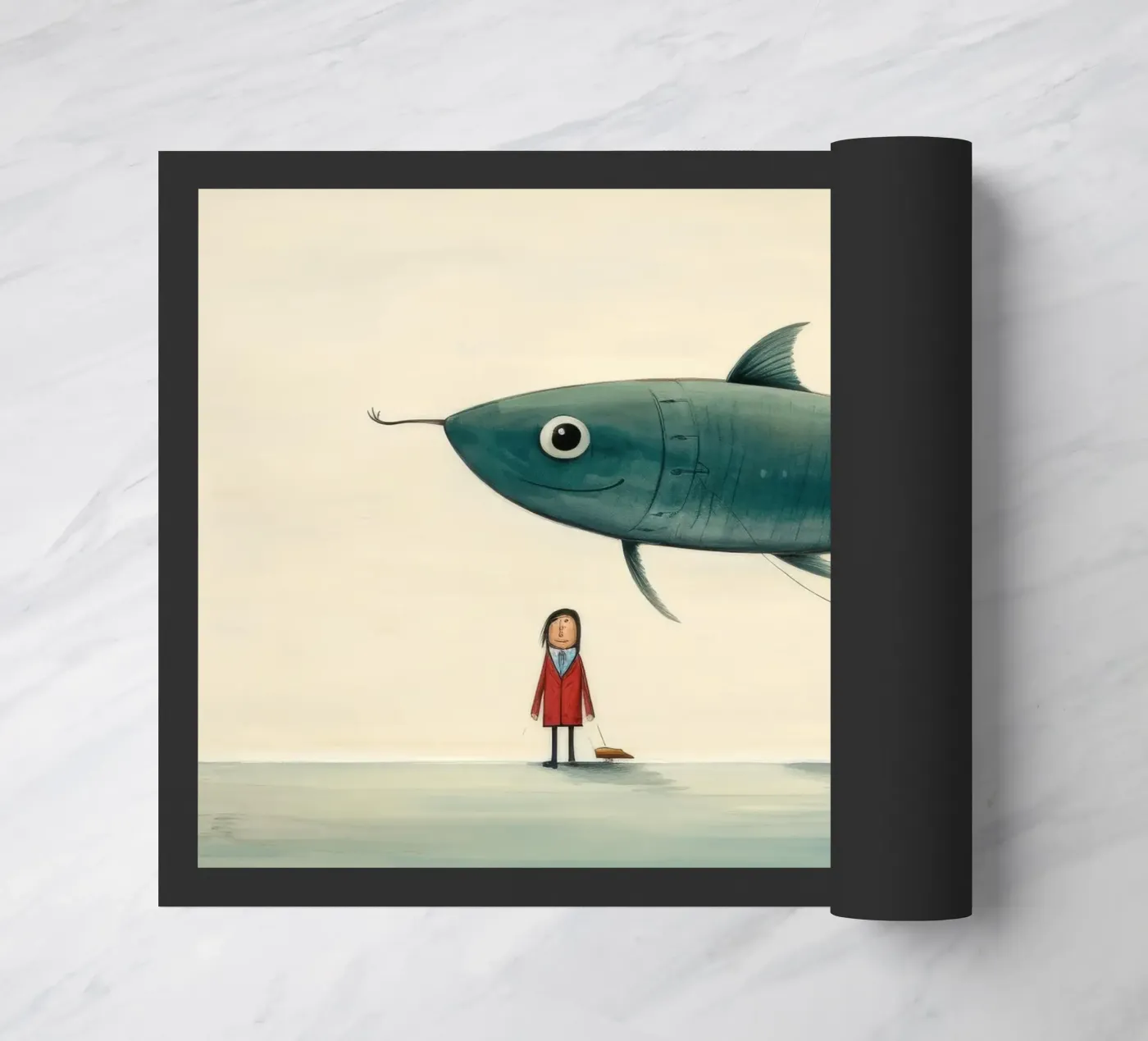 Minimal Anchovy zerbino da Minimal Animal Art