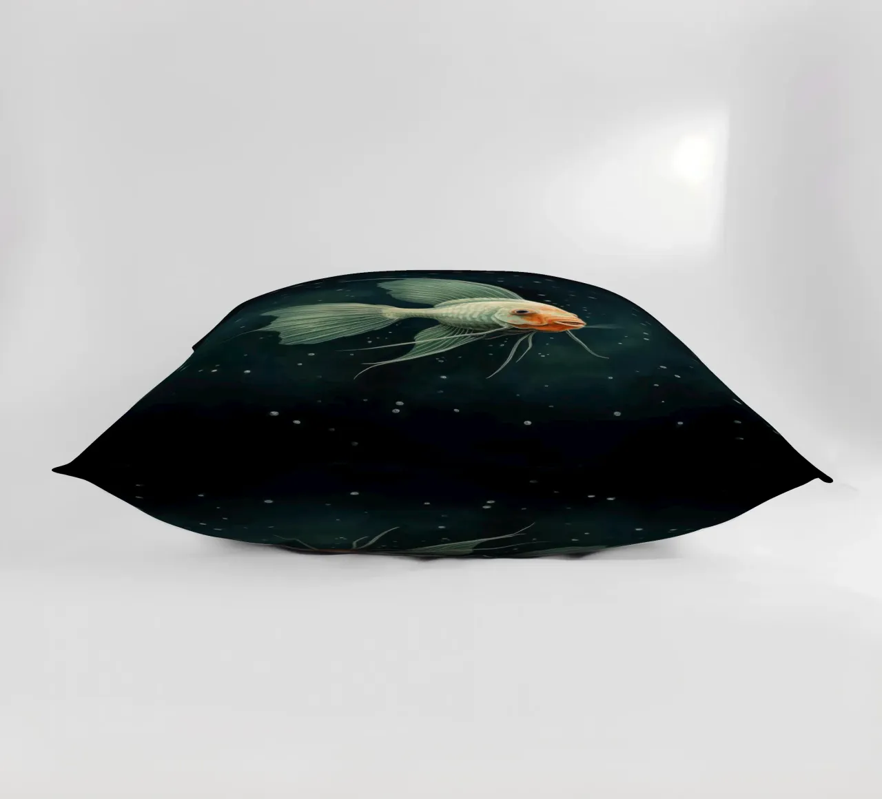 Pesce angelo minimale 2 cuscino da Minimal Animal Art