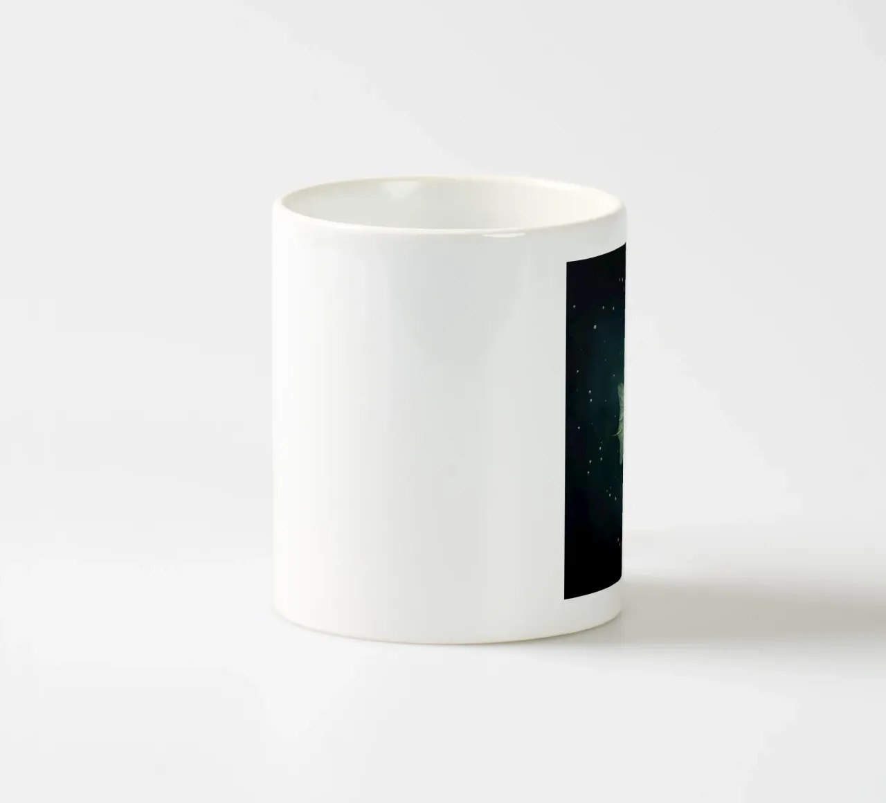 Pesce angelo minimale 2 tazza in ceramica da Minimal Animal Art