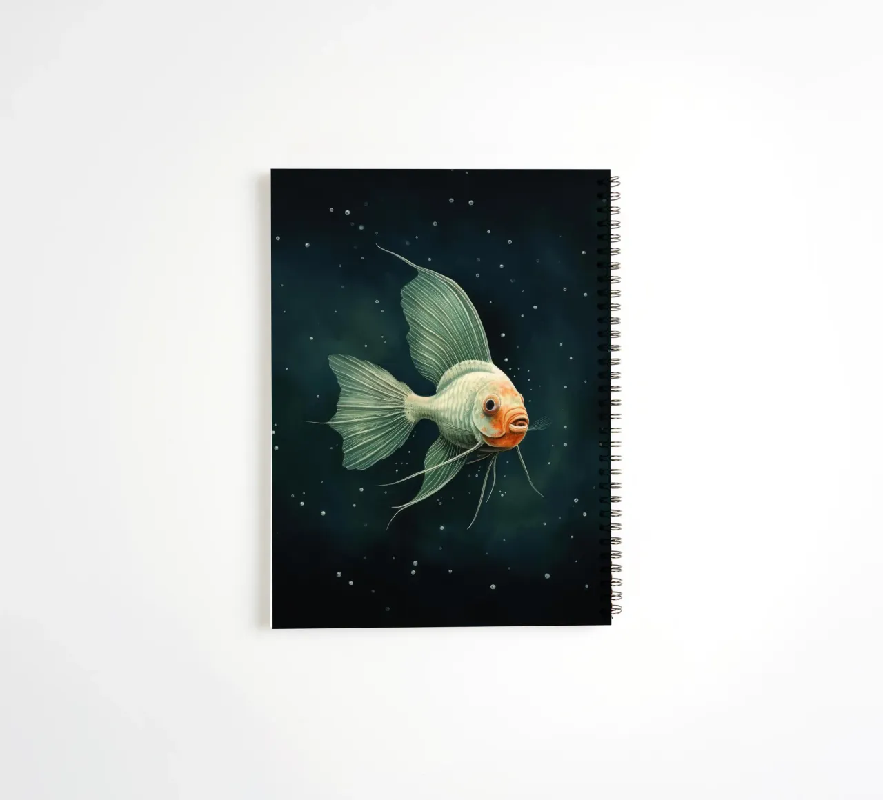 Minimal-Kaiserfisch 2 Ringbuch von Minimal Animal Art