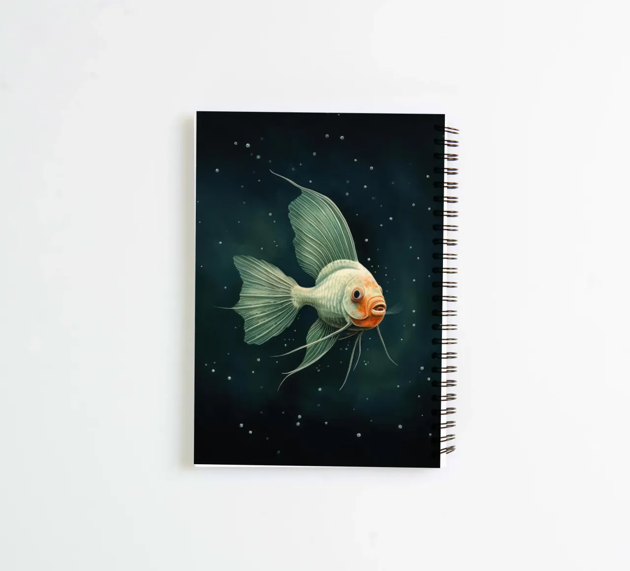 Minimal-Kaiserfisch 2 Ringbuch von Minimal Animal Art