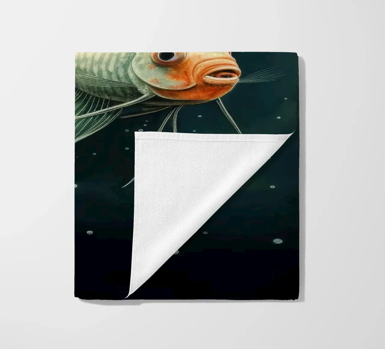 Pesce angelo minimale 2 telo mare da Minimal Animal Art