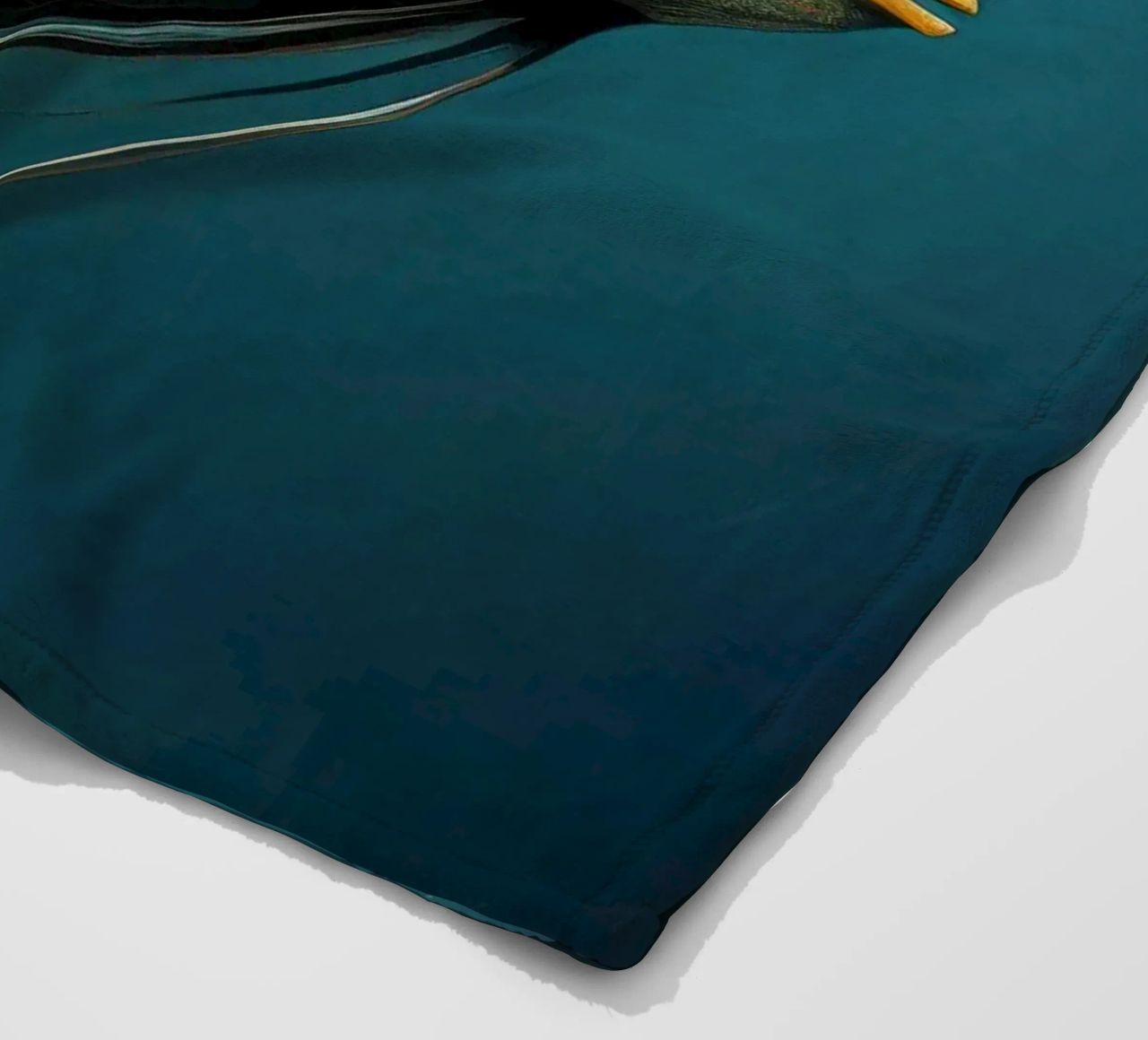 Minimal-Kaiserfisch 3 Fleecedecke von Minimal Animal Art