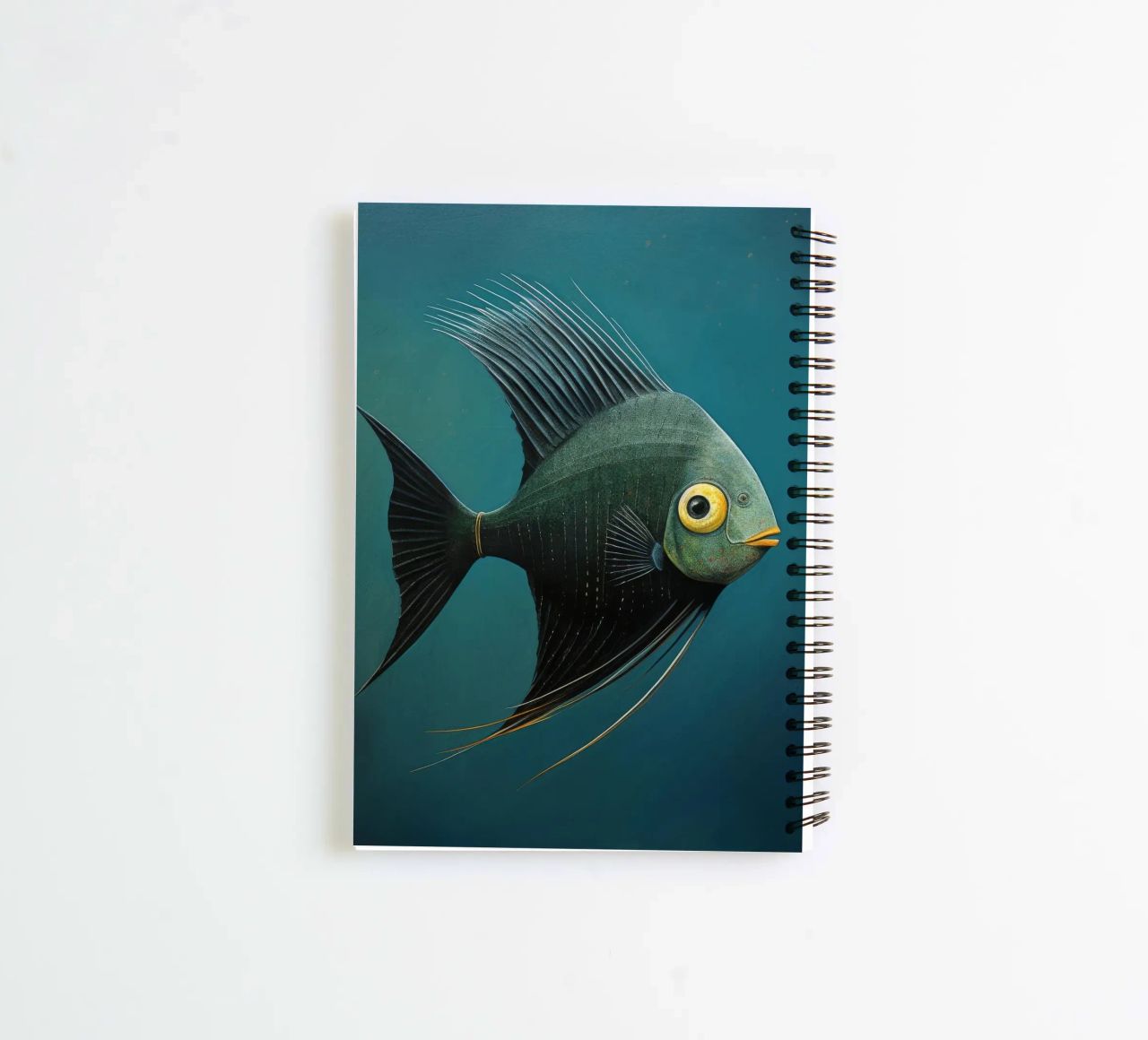 Minimal-Kaiserfisch 3 Ringbuch von Minimal Animal Art
