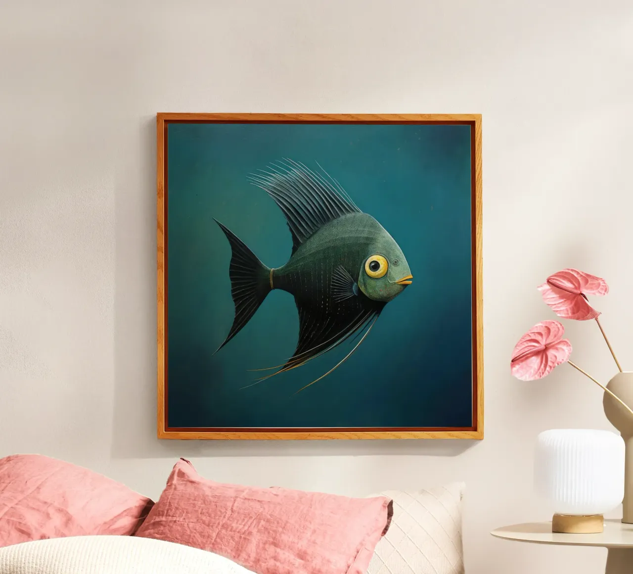 Minimo Angelfish plexiglass da Minimal Animal Art