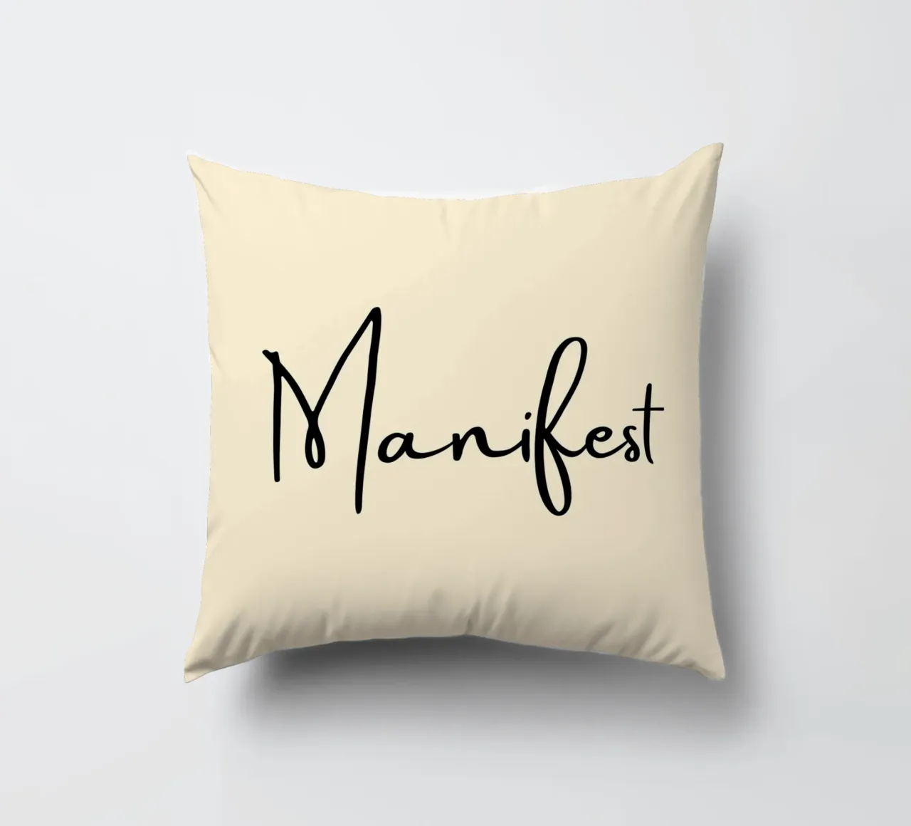 Manifest | Handwritten Typography Print cuscino da PrintCessStudio