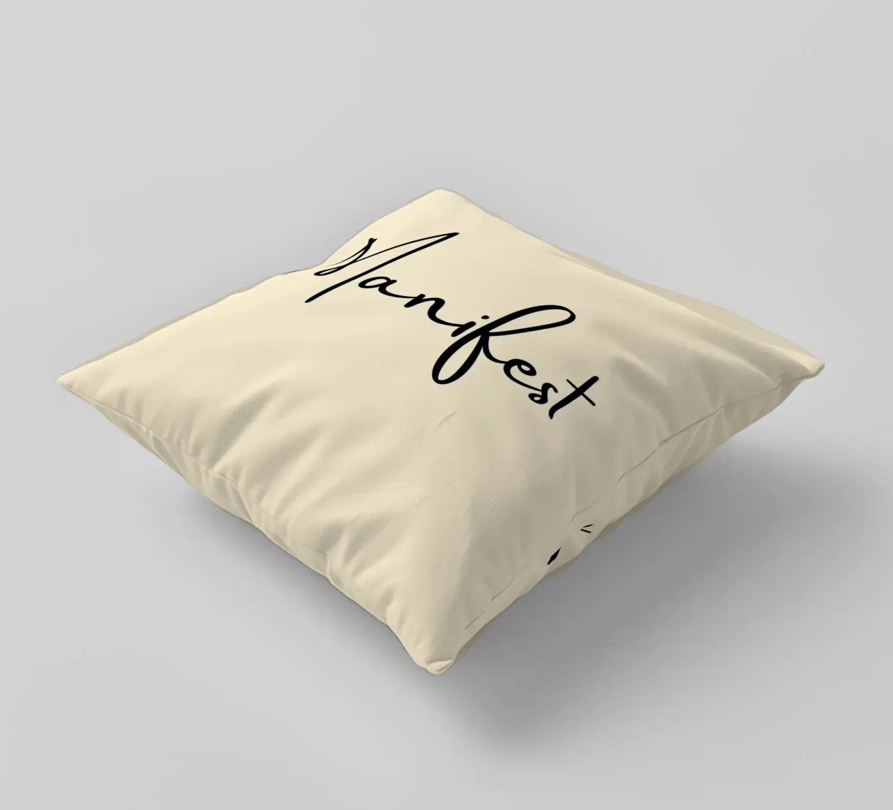 Manifest | Handwritten Typography Print cuscino da PrintCessStudio