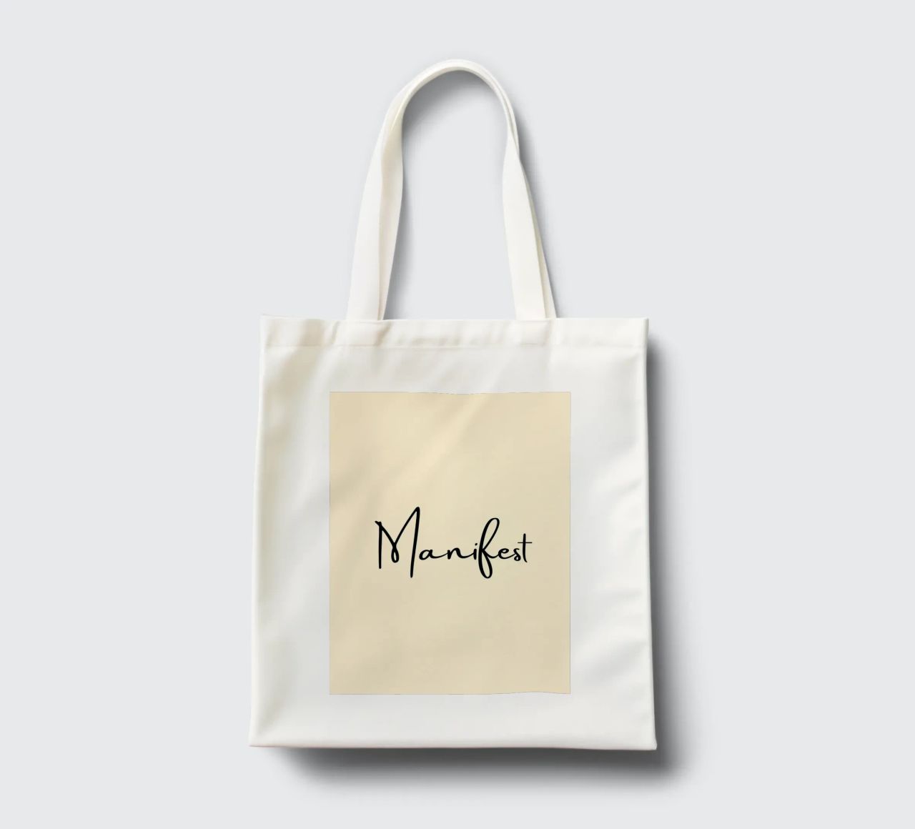 Manifest | Handwritten Typography Print borsa in juta da PrintCessStudio