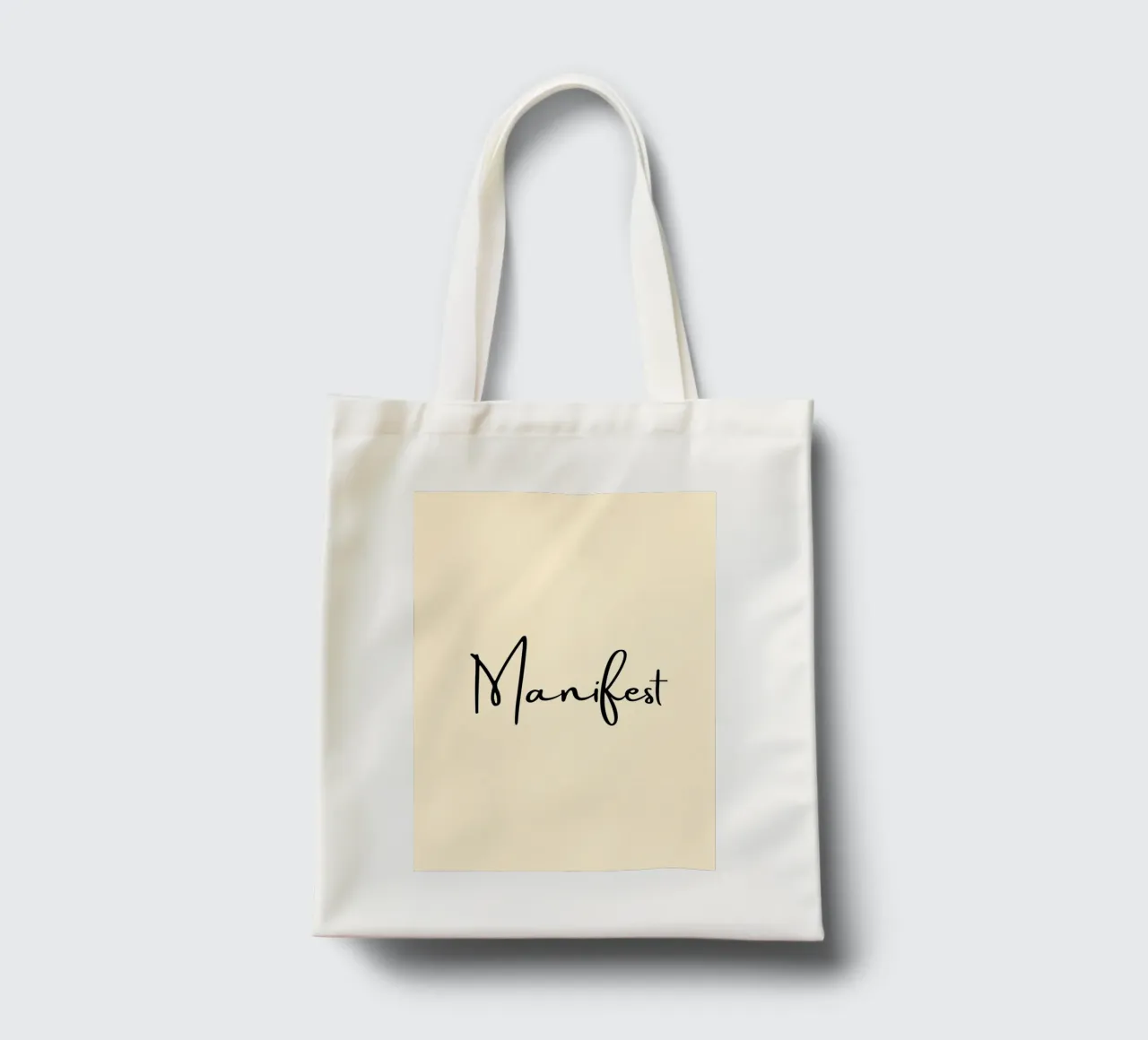 Manifest | Handwritten Typography Print borsa in juta da PrintCessStudio