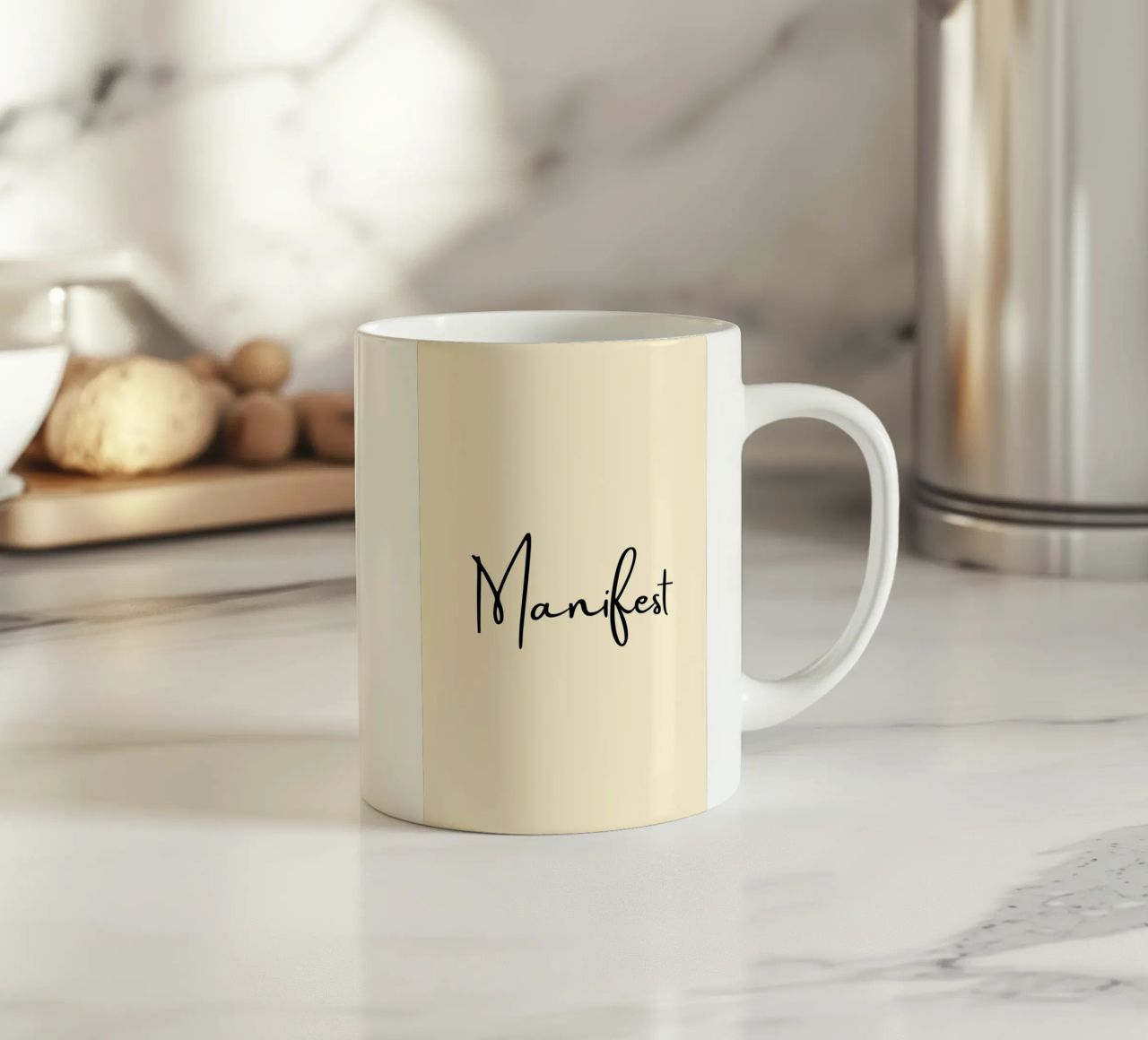 Manifest | Handwritten Typography Print tazza in ceramica da PrintCessStudio
