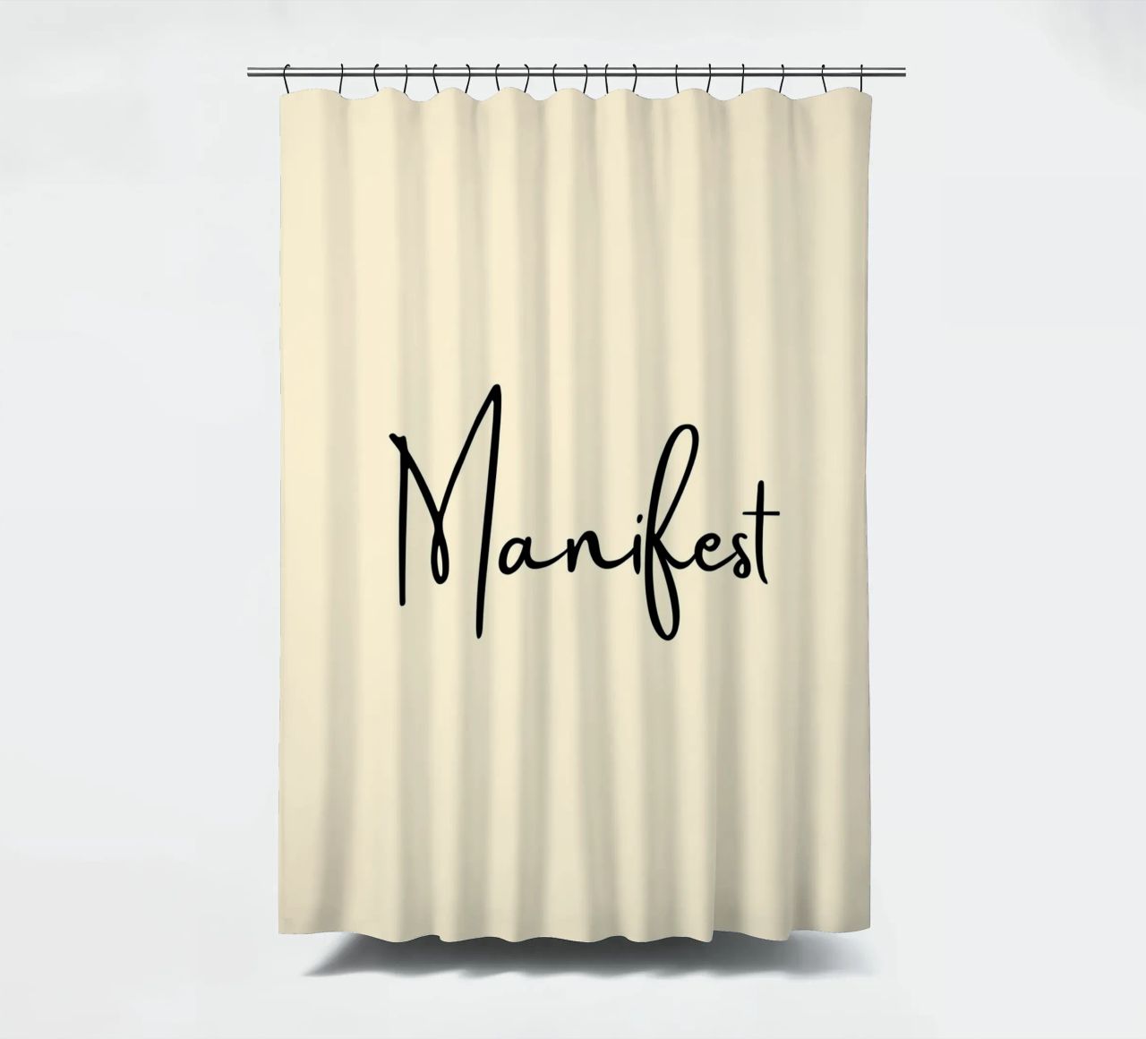 Manifest | Handwritten Typography Print tenda da doccia da PrintCessStudio