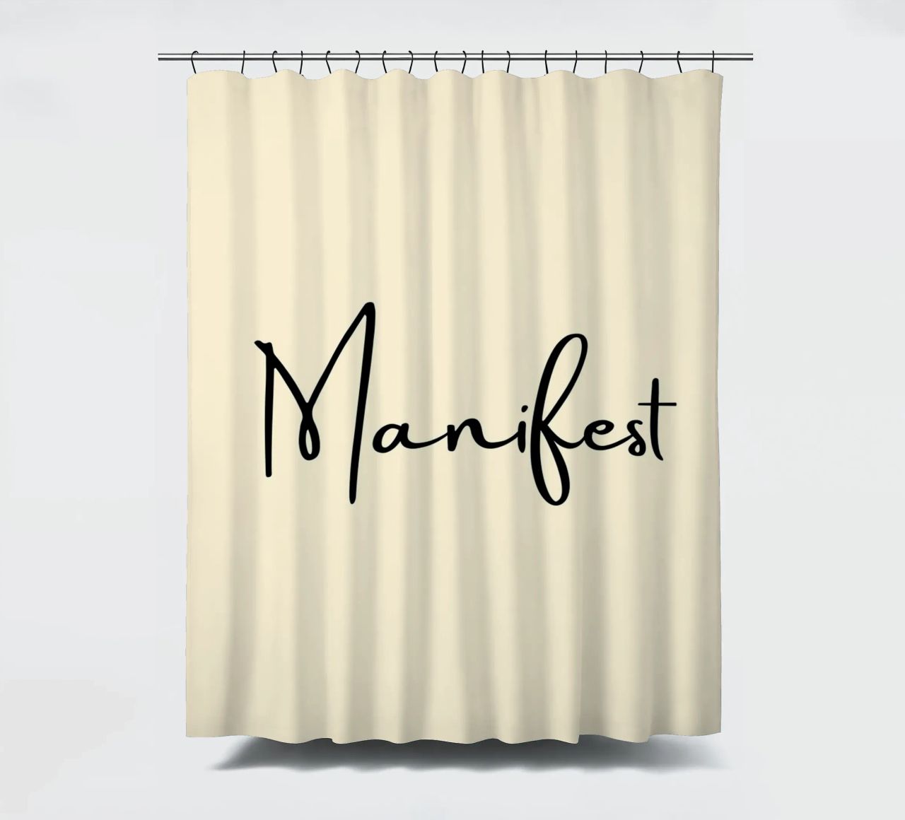 Manifest | Handwritten Typography Print tenda da doccia da PrintCessStudio