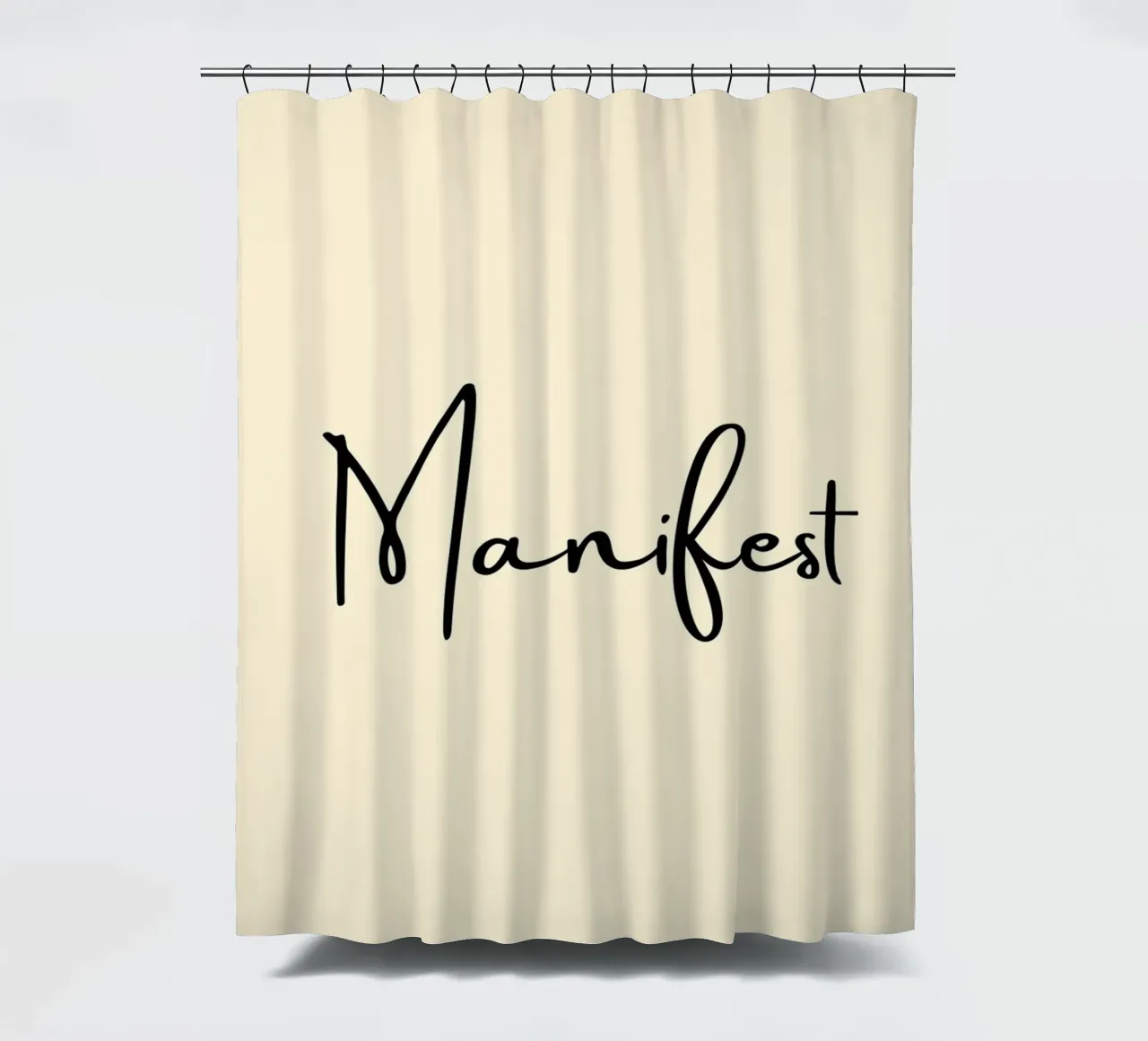 Manifest | Handwritten Typography Print tenda da doccia da PrintCessStudio