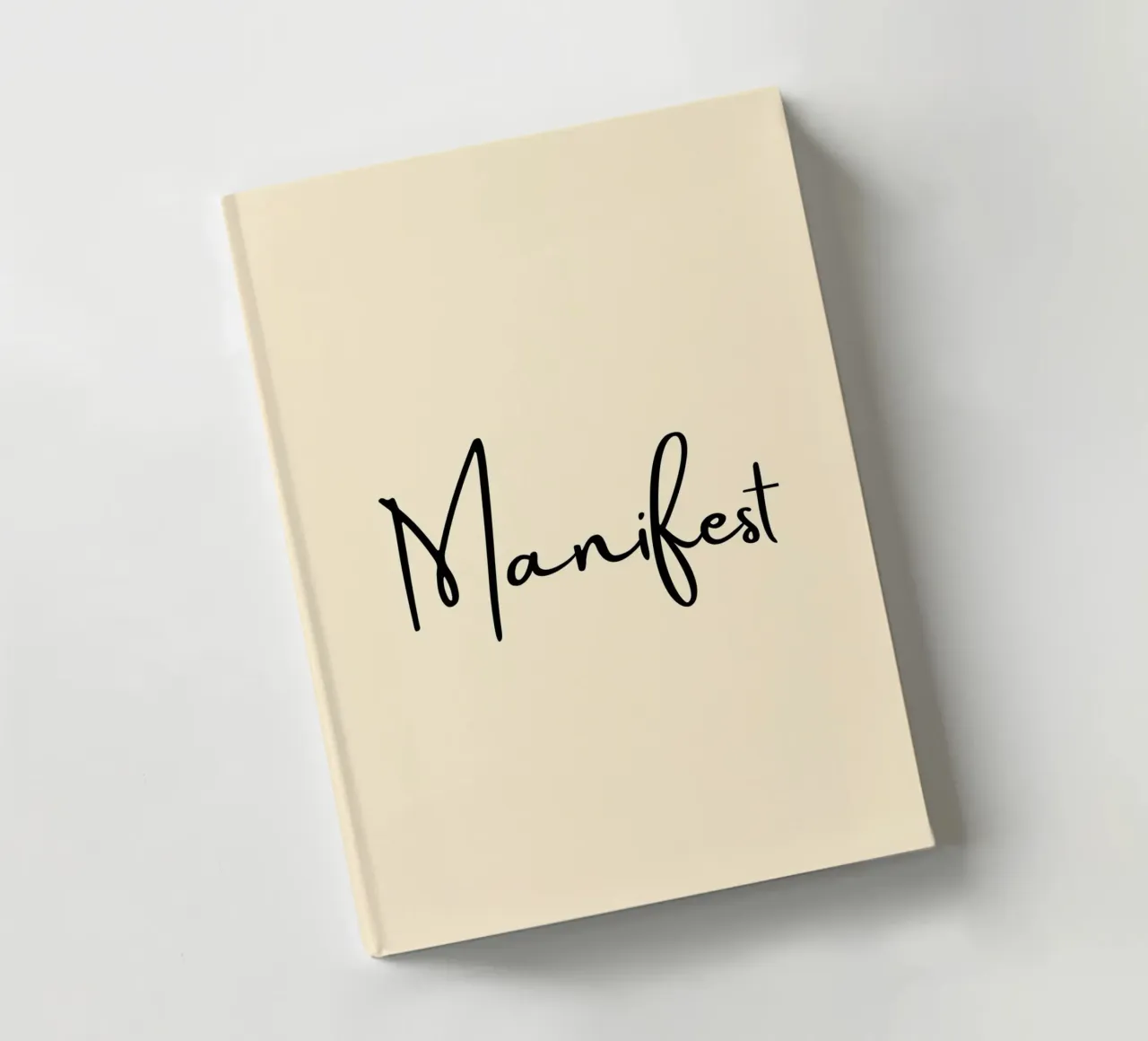 Manifest | Handwritten Typography Print notebook by PrintCessStudio
