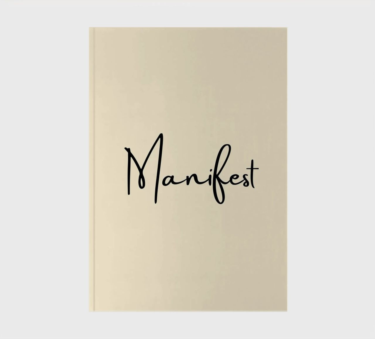 Manifest | Handwritten Typography Print diario da PrintCessStudio