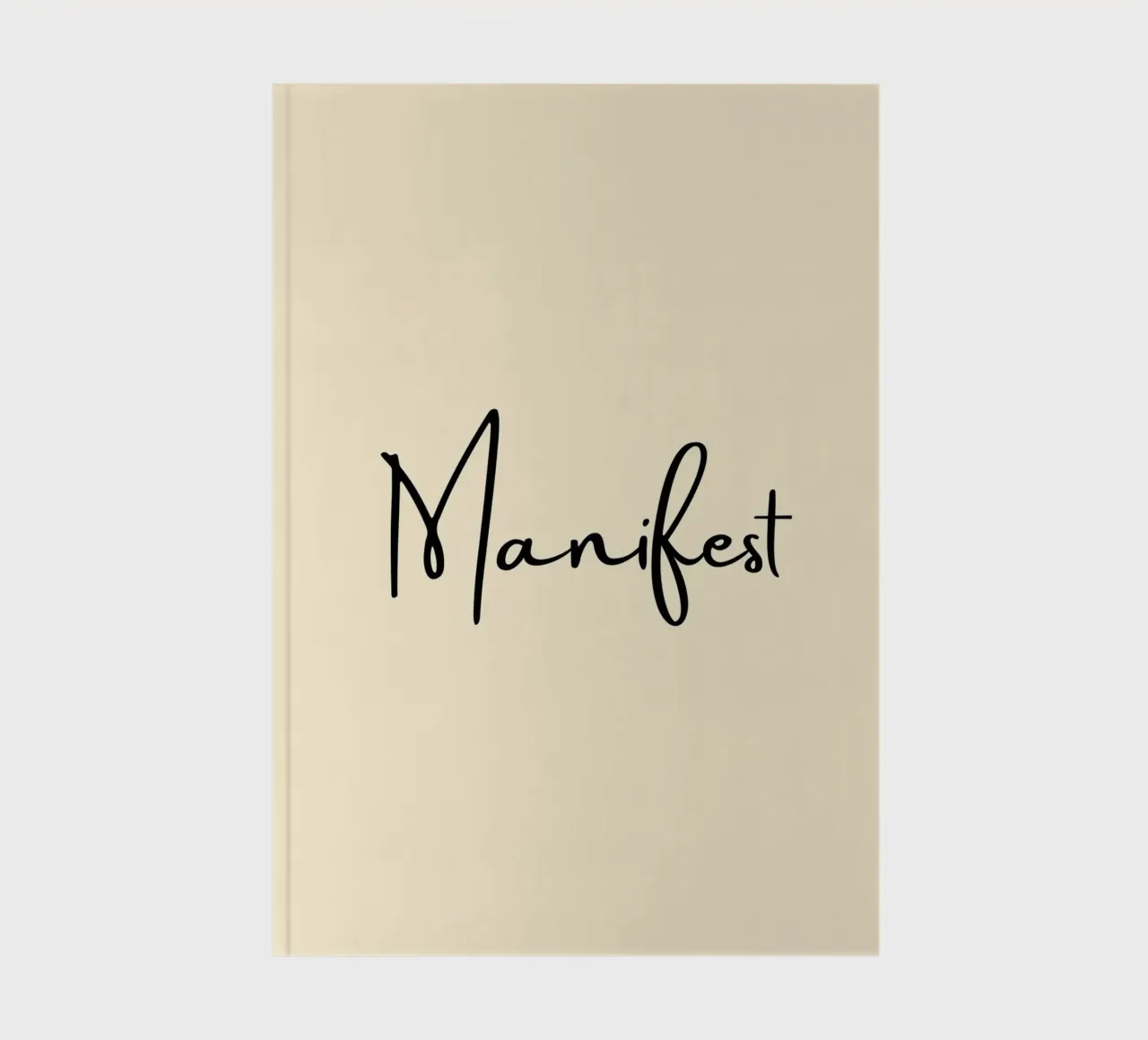 Manifest | Handwritten Typography Print notebook by PrintCessStudio