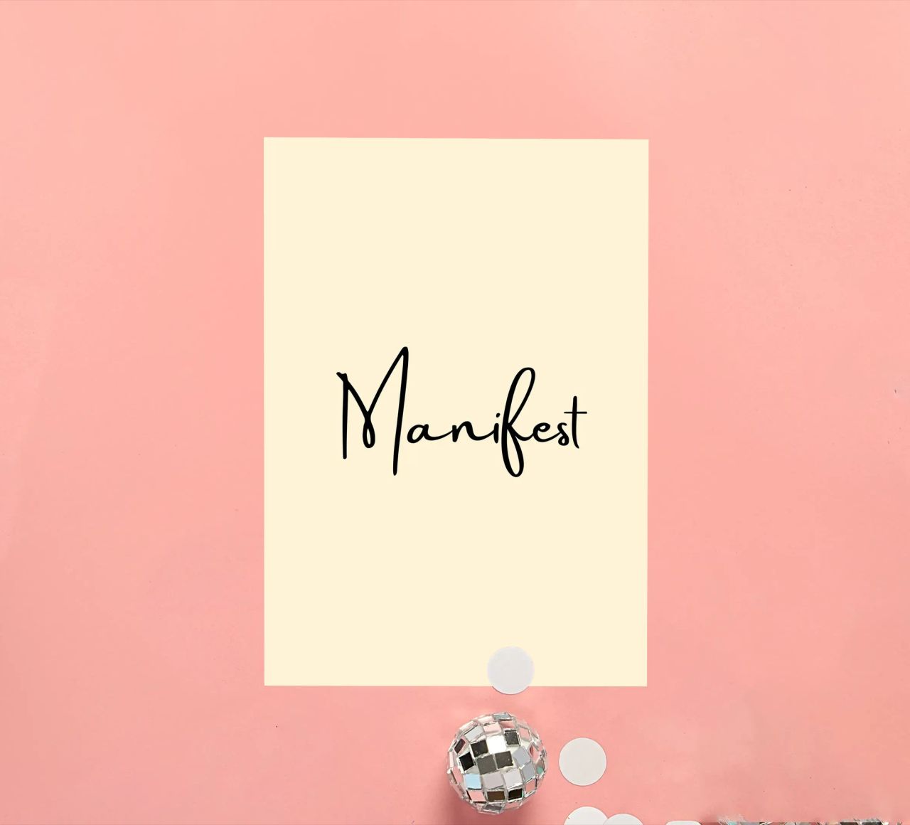 Manifest | Handwritten Typography Print adesivo da PrintCessStudio