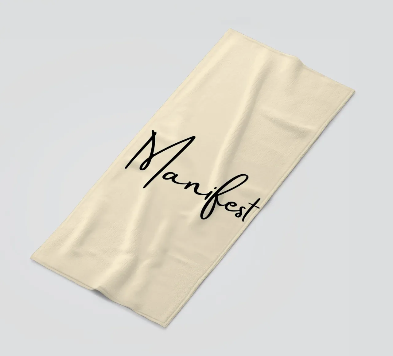 Manifest | Handwritten Typography Print telo mare da PrintCessStudio