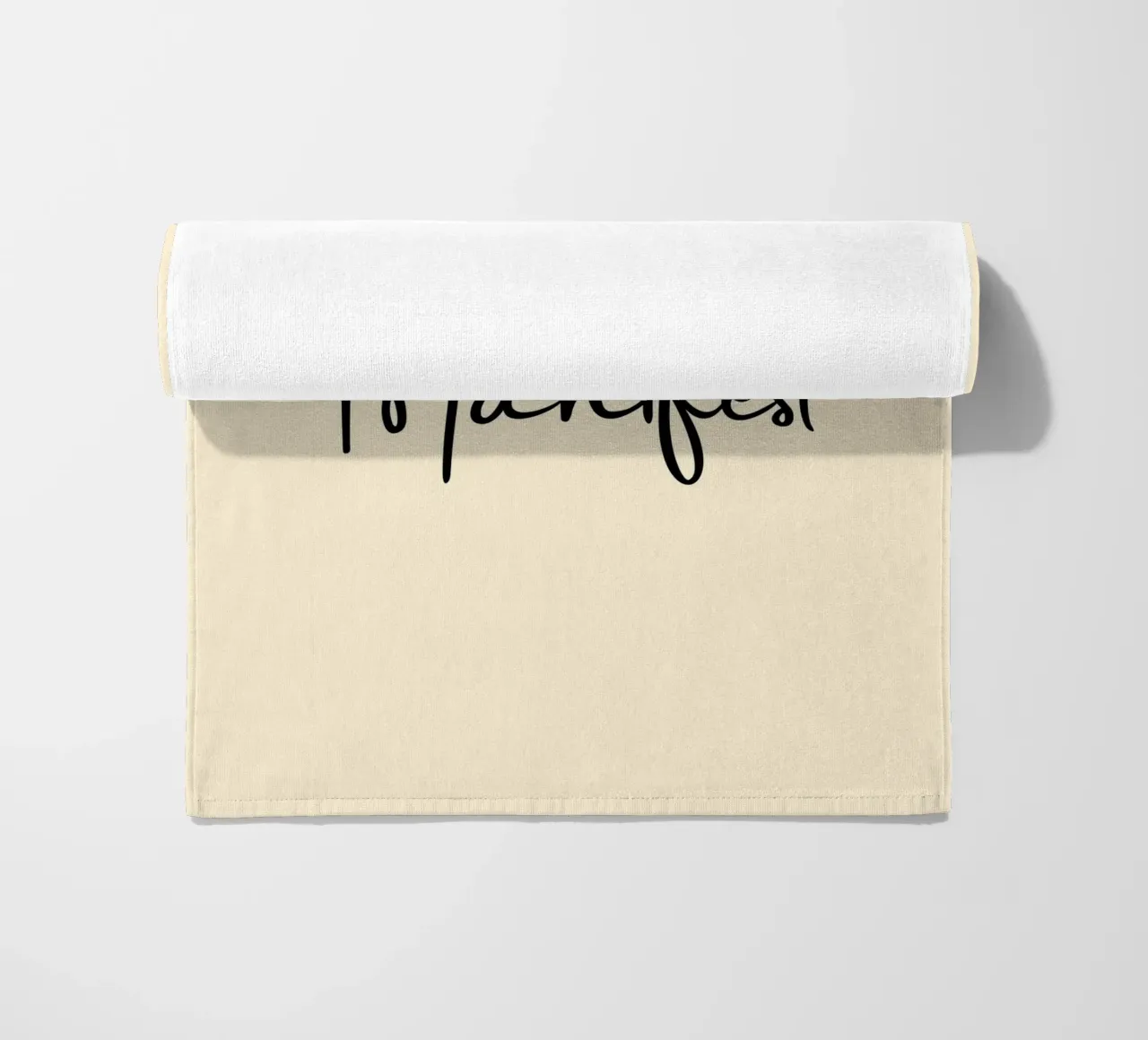 Manifest | Handwritten Typography Print telo mare da PrintCessStudio