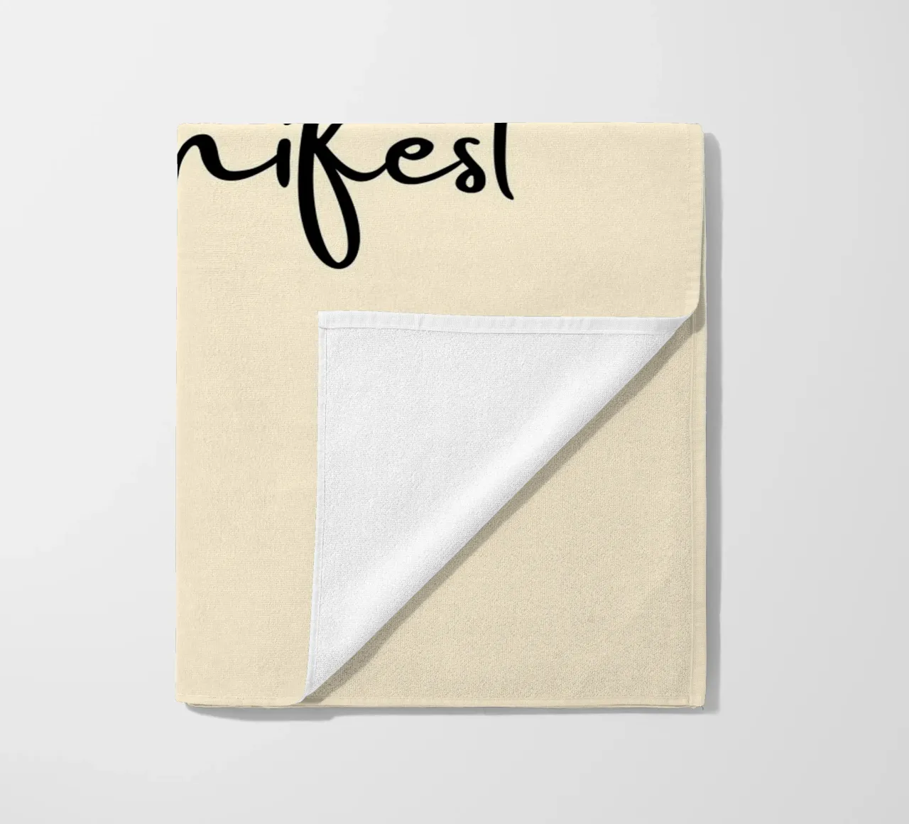 Manifest | Handwritten Typography Print telo mare da PrintCessStudio