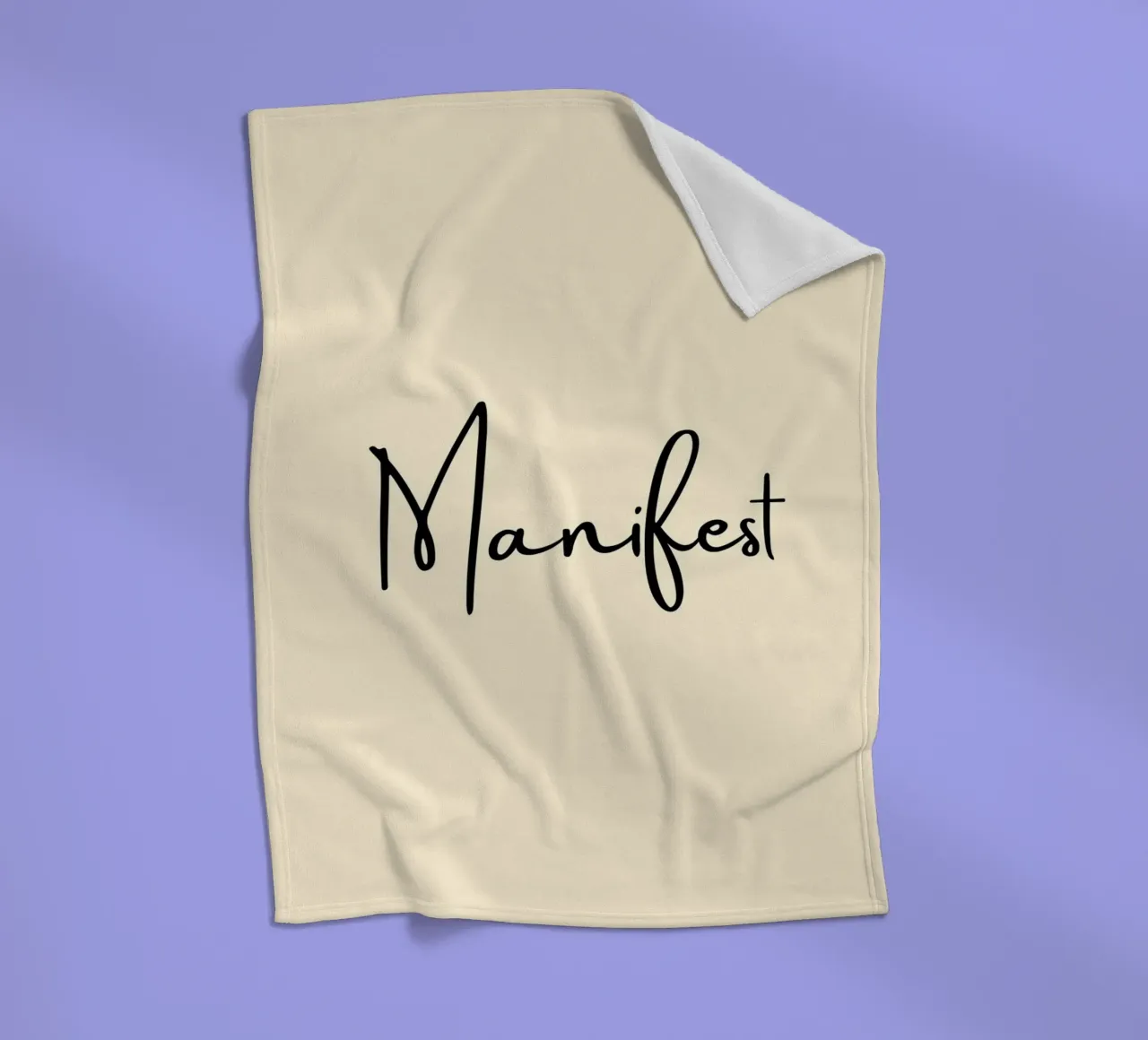 Manifest | Handwritten Typography Print coperta in pile da PrintCessStudio