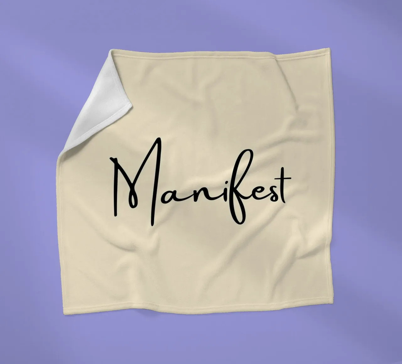 Manifest | Handwritten Typography Print coperta in pile da PrintCessStudio