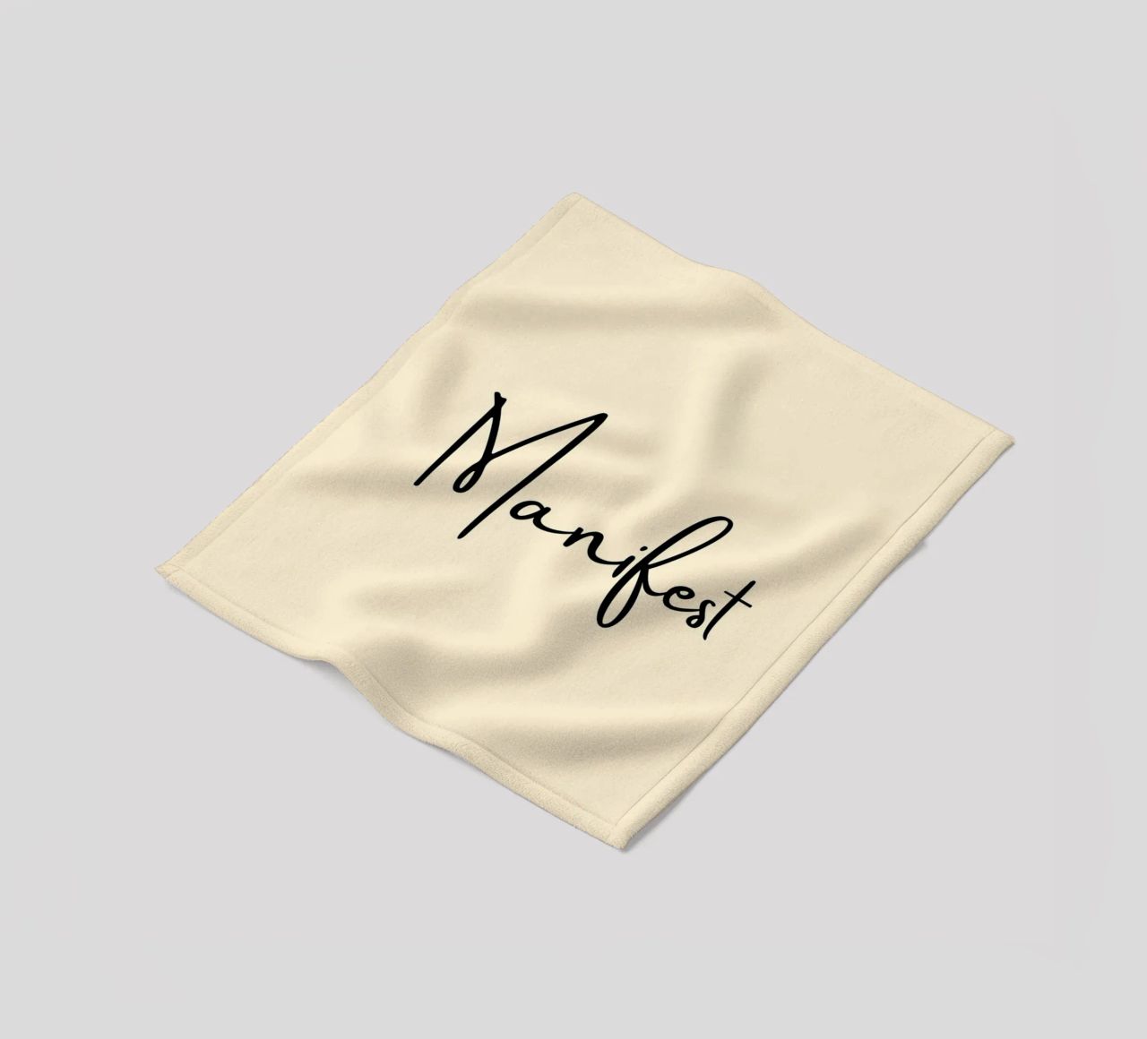 Manifest | Handwritten Typography Print coperta in pile da PrintCessStudio