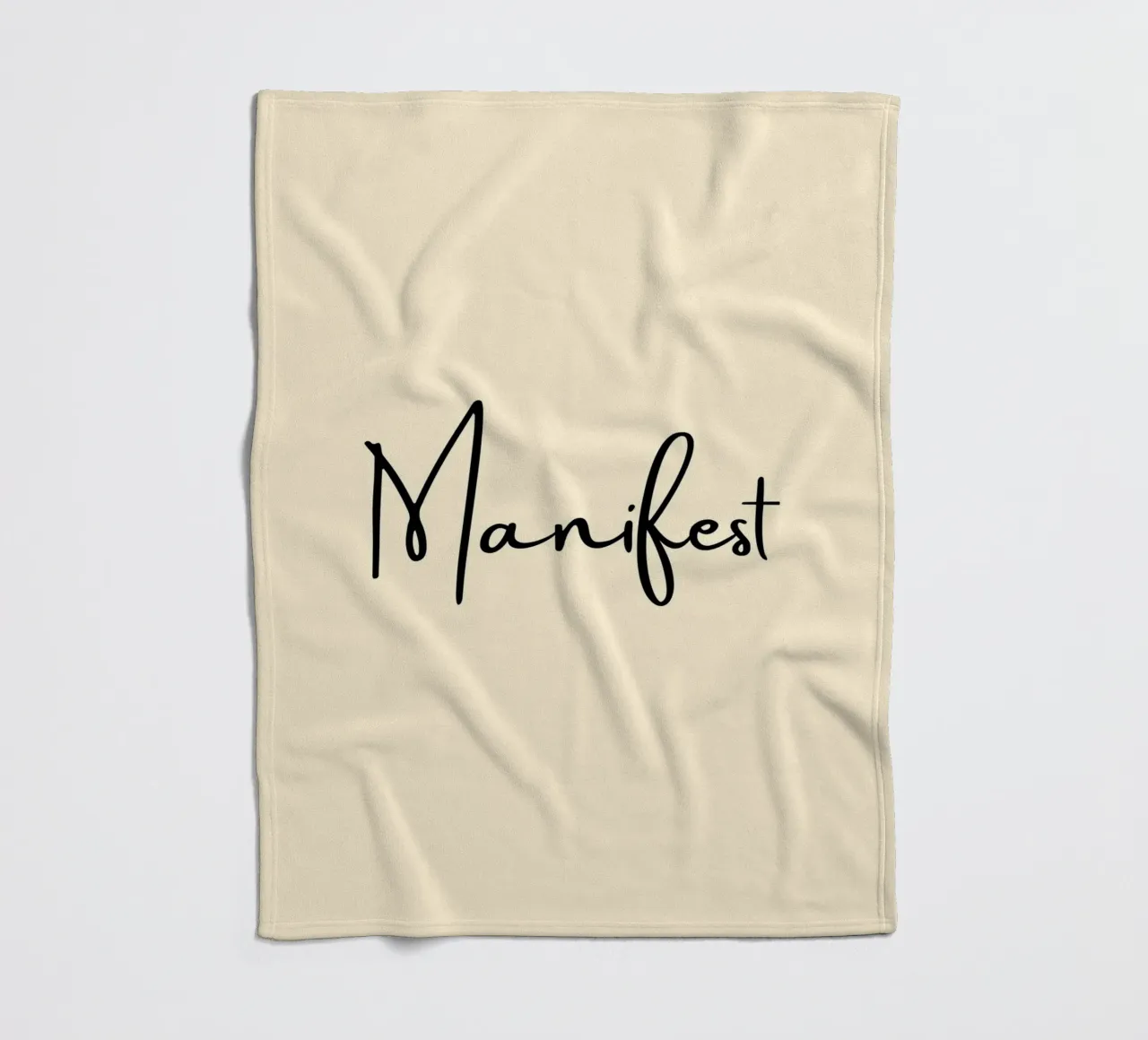 Manifest | Handwritten Typography Print coperta in pile da PrintCessStudio
