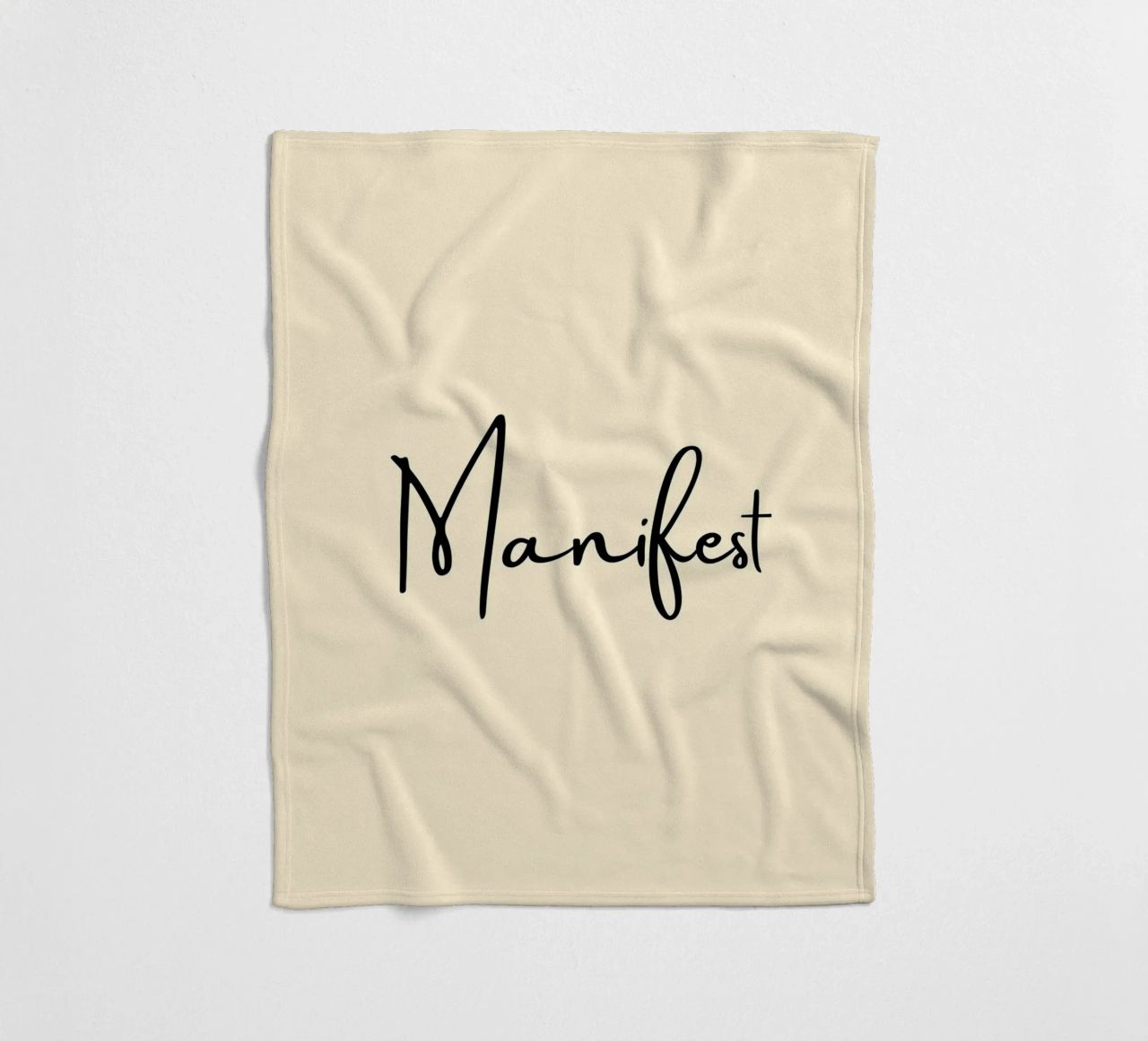 Manifest | Handwritten Typography Print coperta in pile da PrintCessStudio