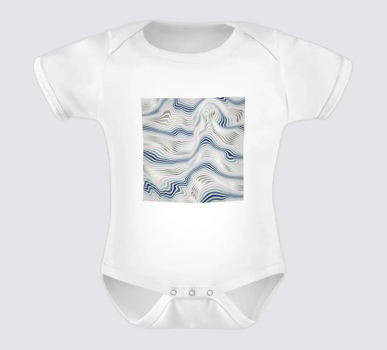 Cream body neonato maniche corte da Angelo Cerantola