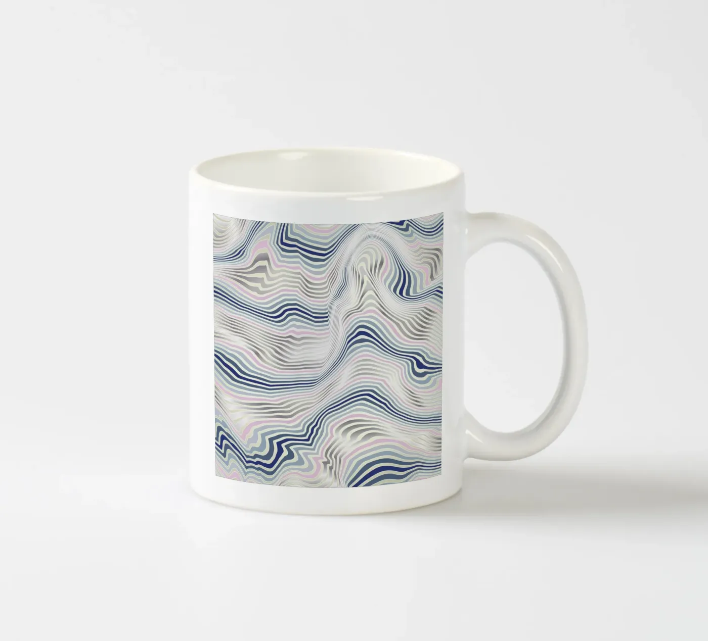 Cream ceramic mug by Angelo Cerantola